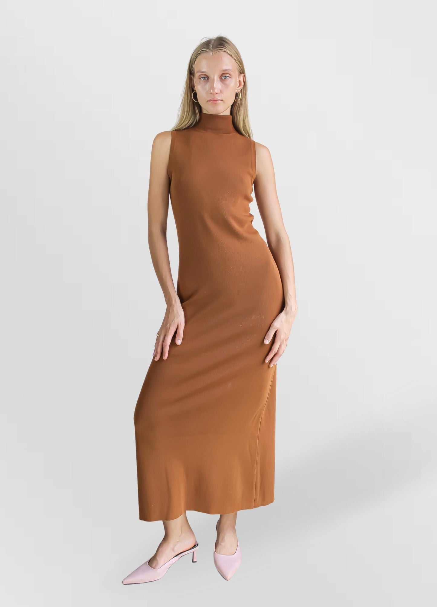 gigi wool nutshell dress Bombay Sunset