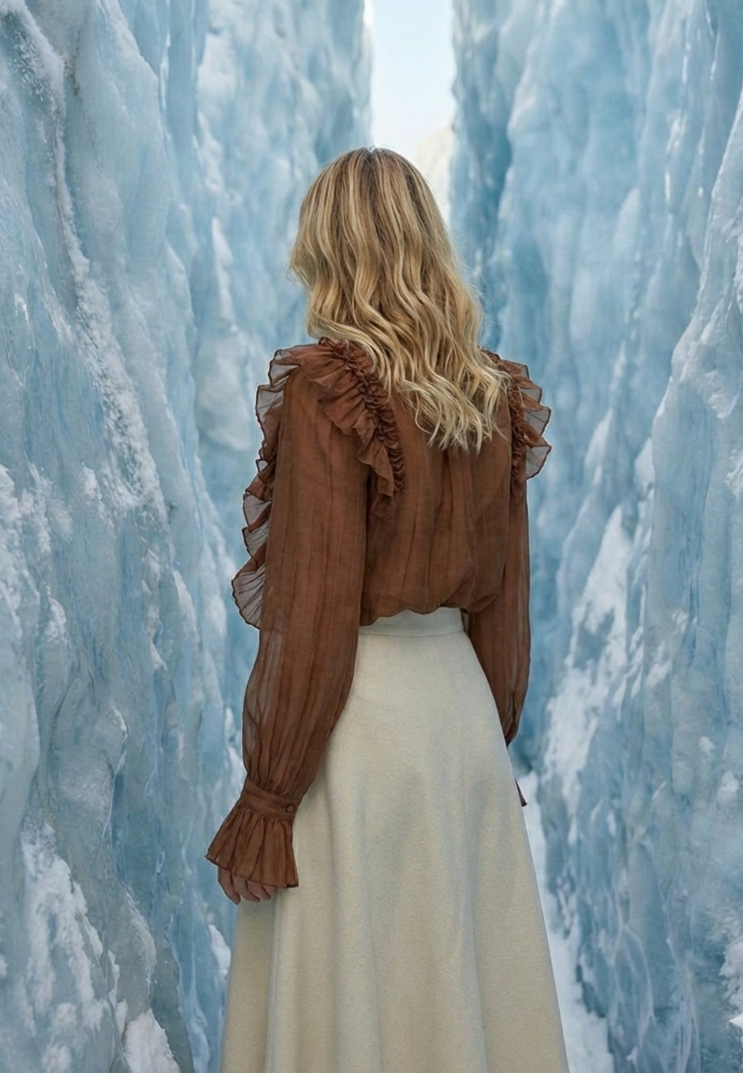 Catalina Mocha blus