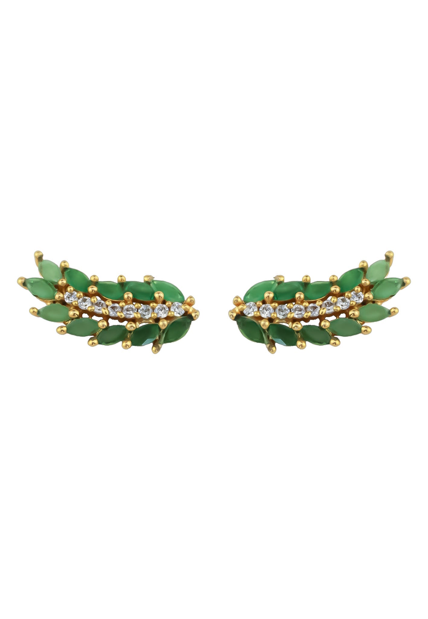 golden wings earrings Bombay Sunset