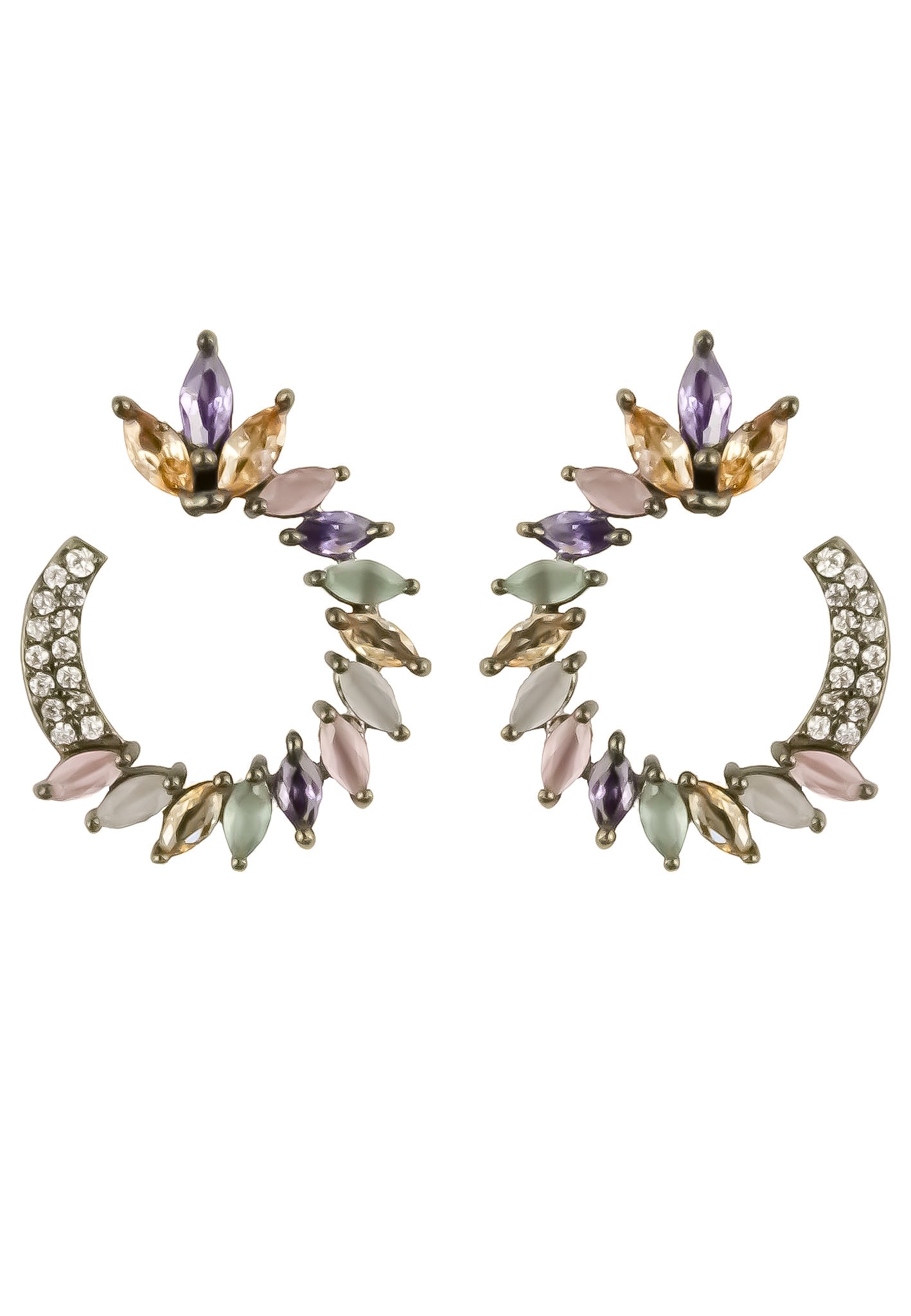 viper earrings Bombay Sunset