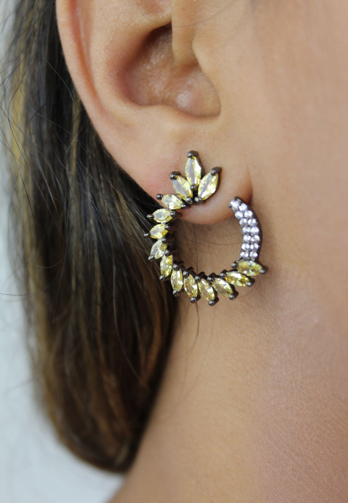 viper earrings Bombay Sunset
