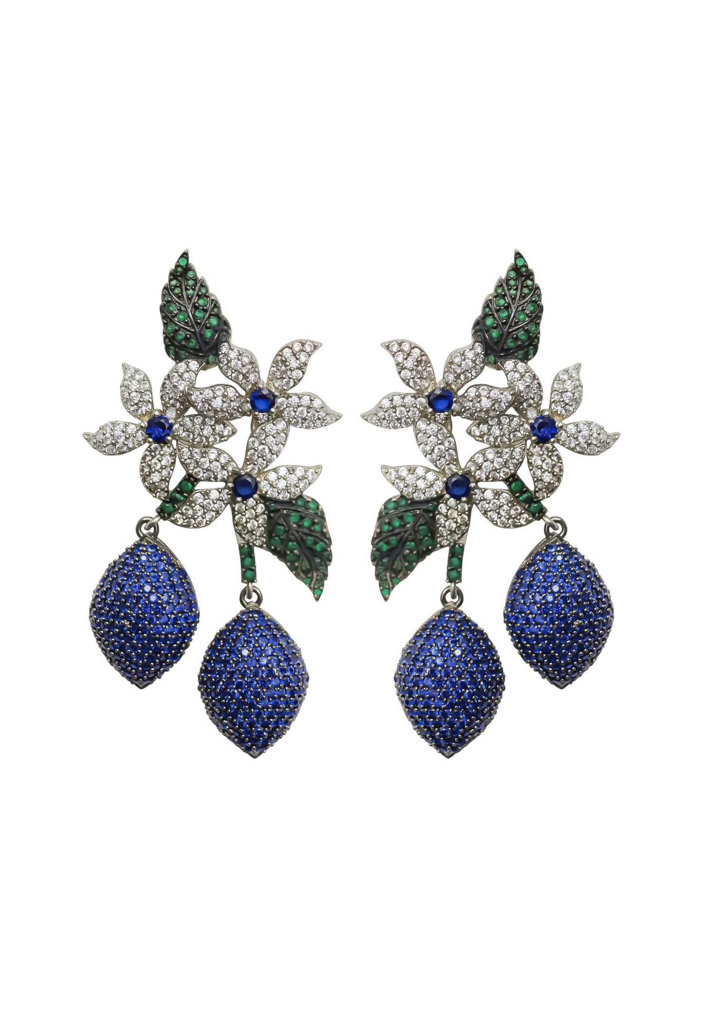 zeus earrings Bombay Sunset