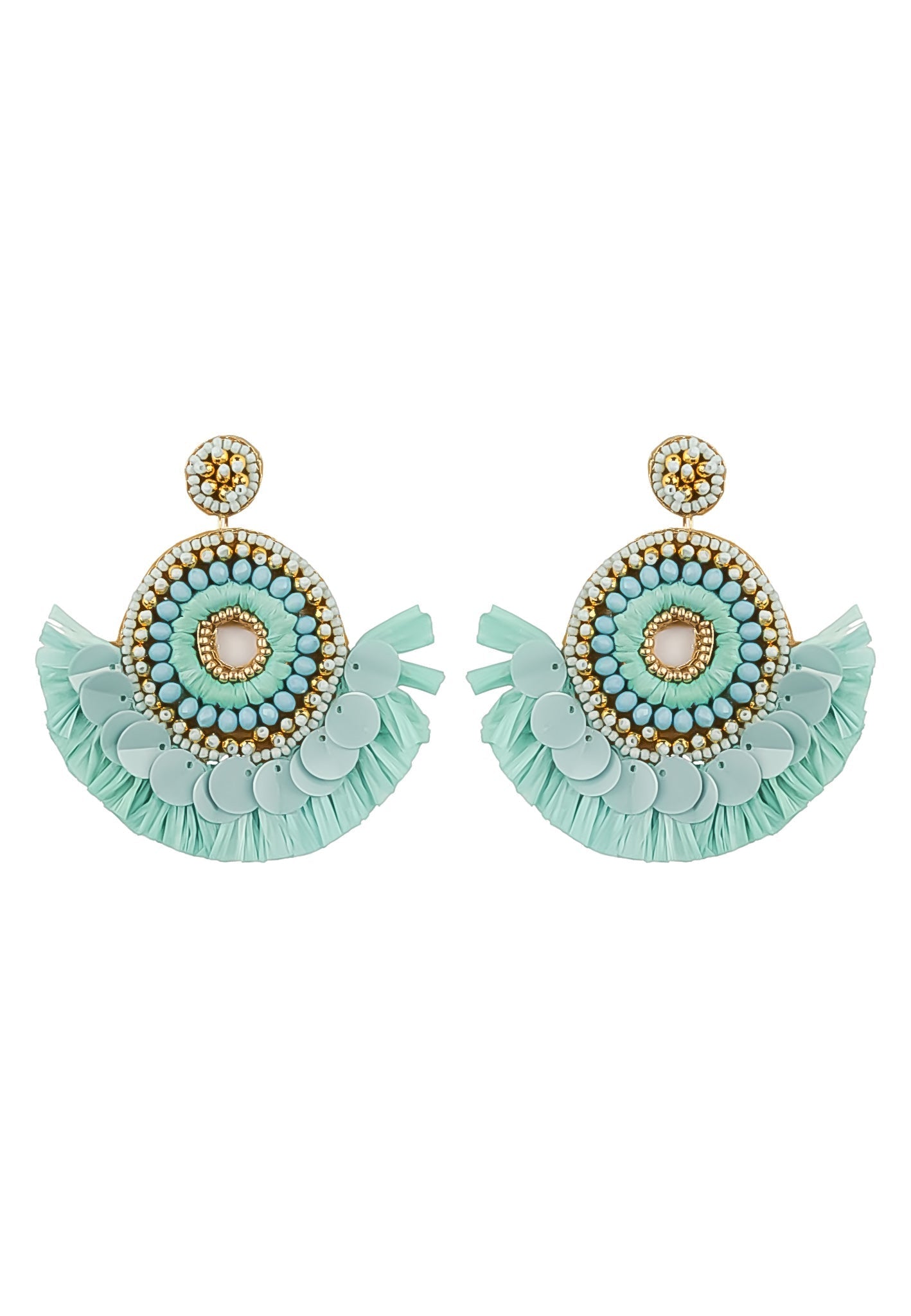 habanera turquoise earrings Bombay Sunset