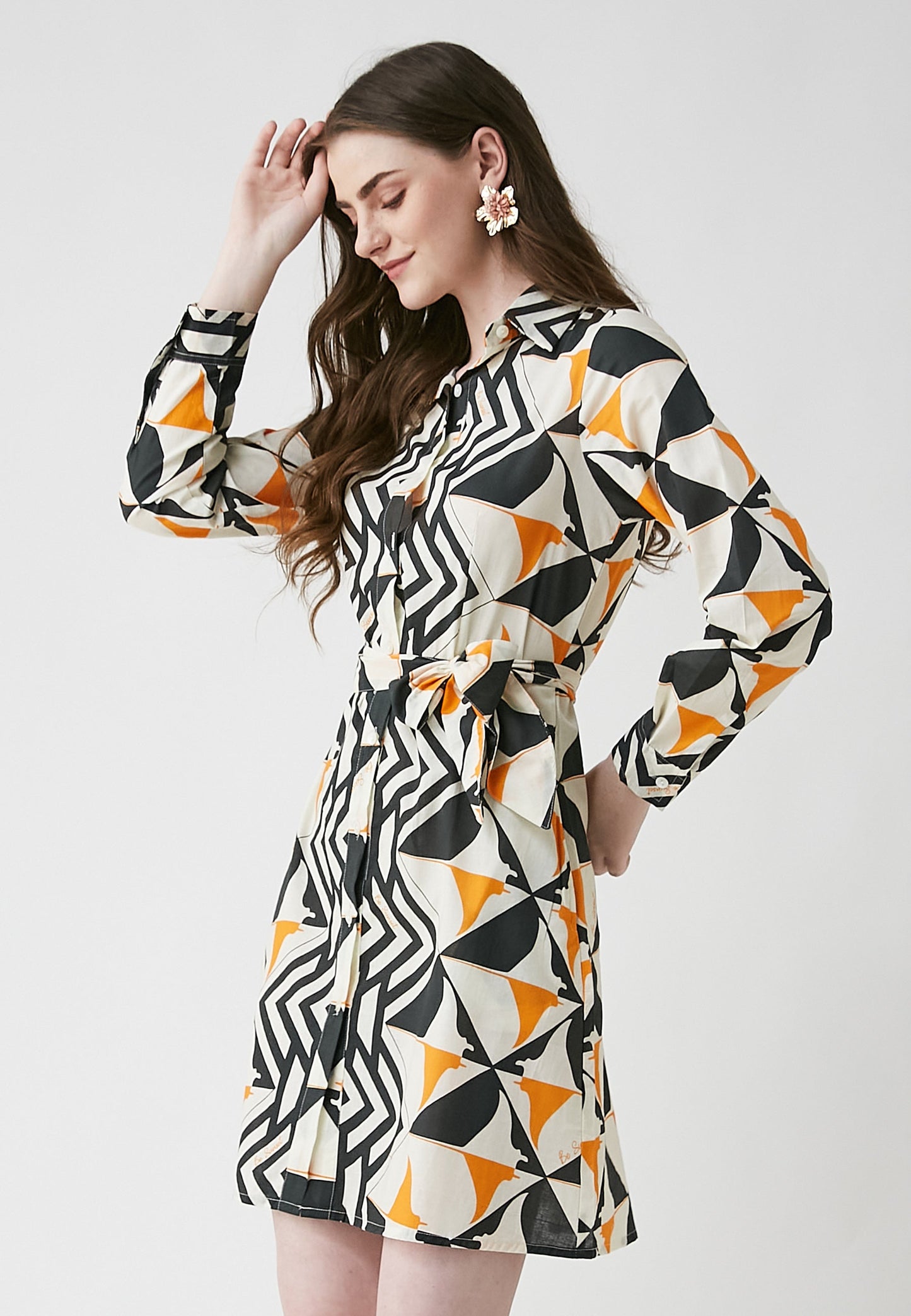 Abito camicia Astrid Manta
