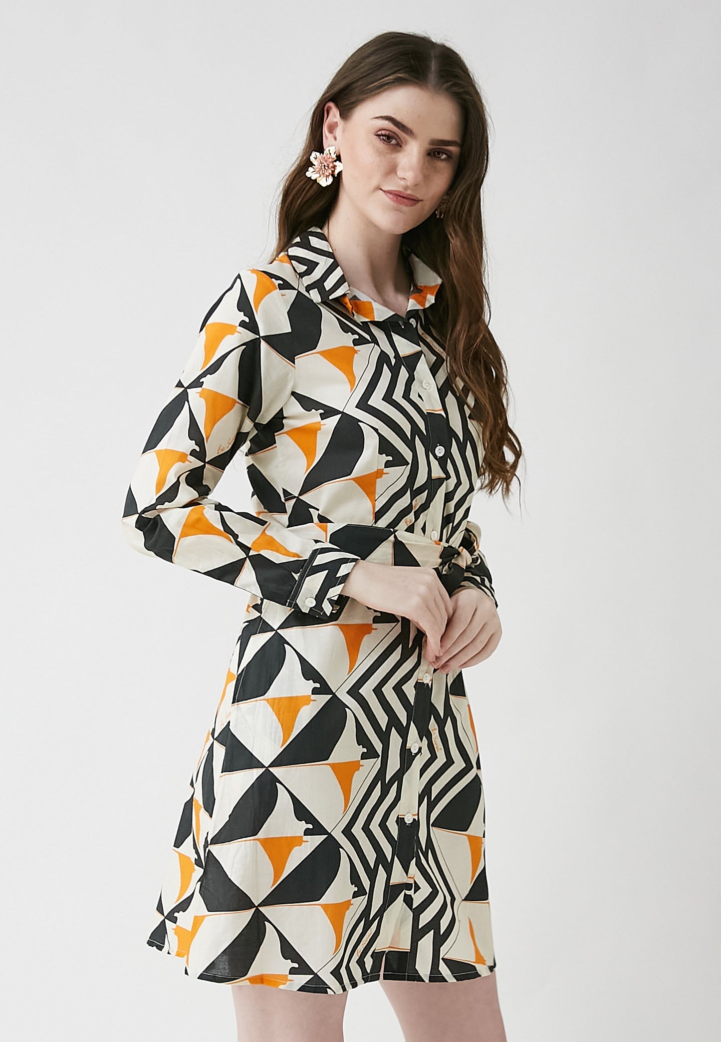 Abito camicia Astrid Manta