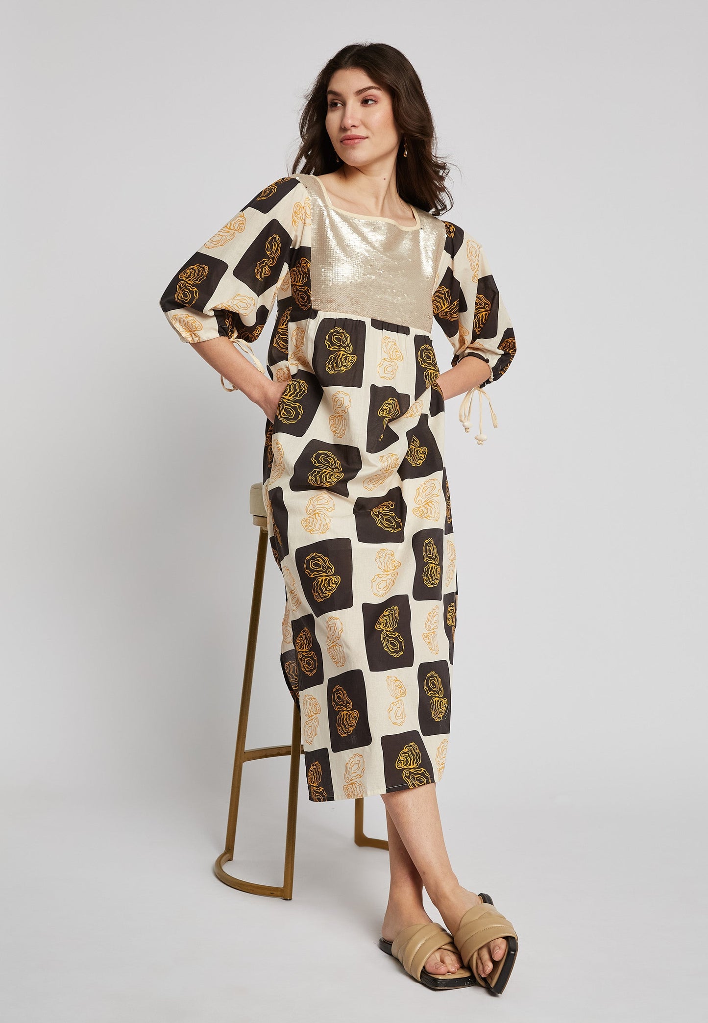 Vestido Mar Oyster