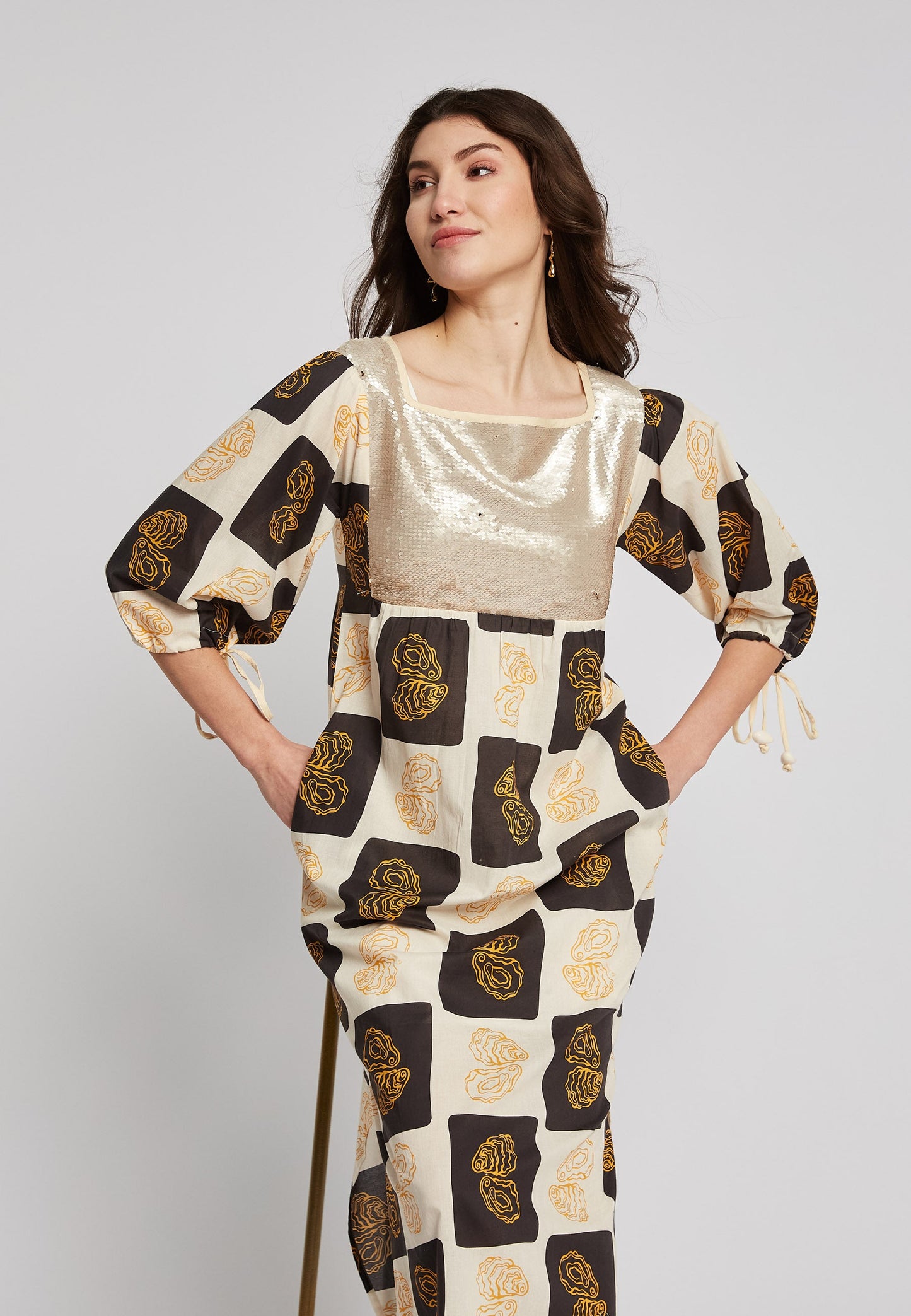 Vestido Mar Oyster