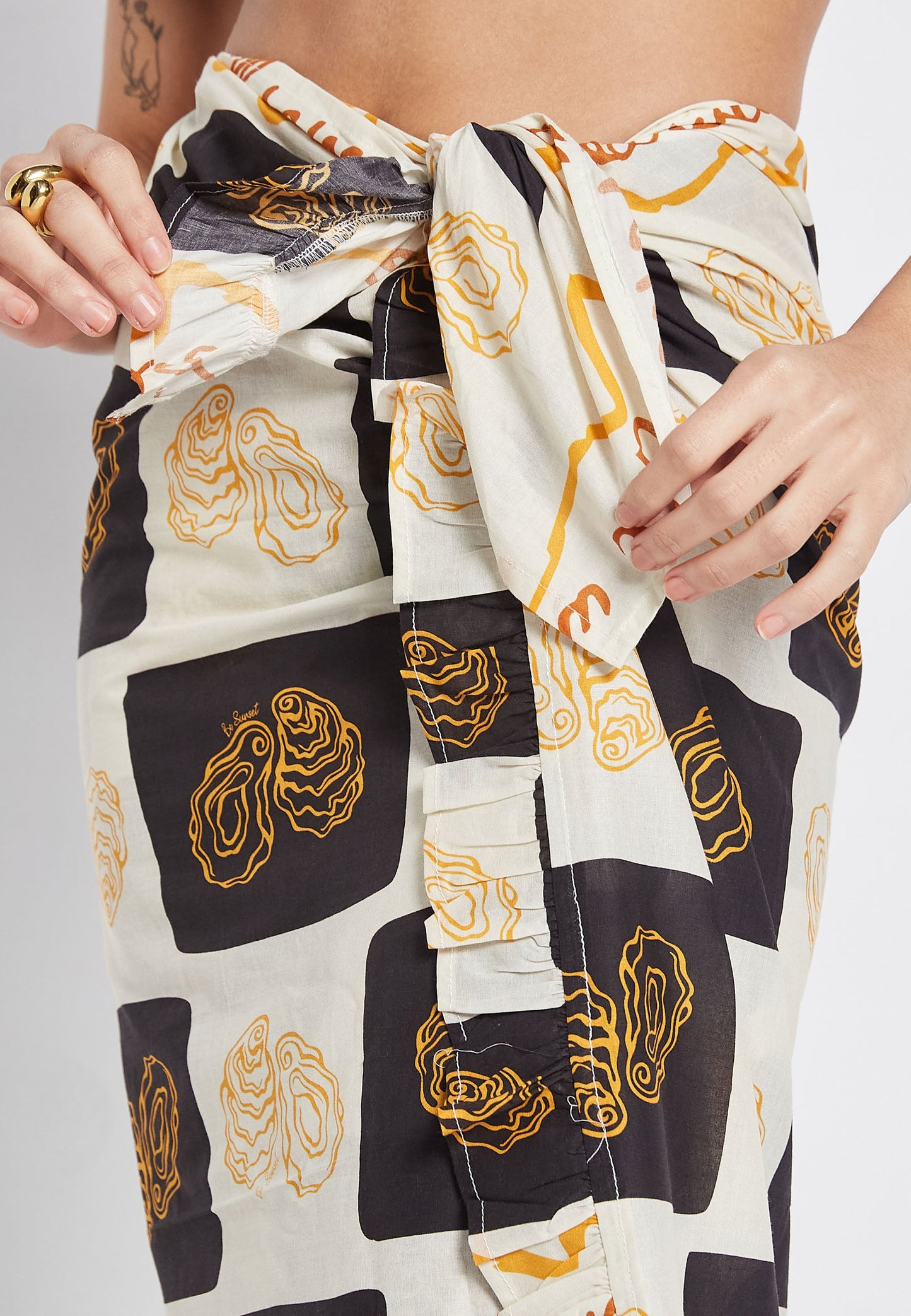 Pareo originale all'ostrica