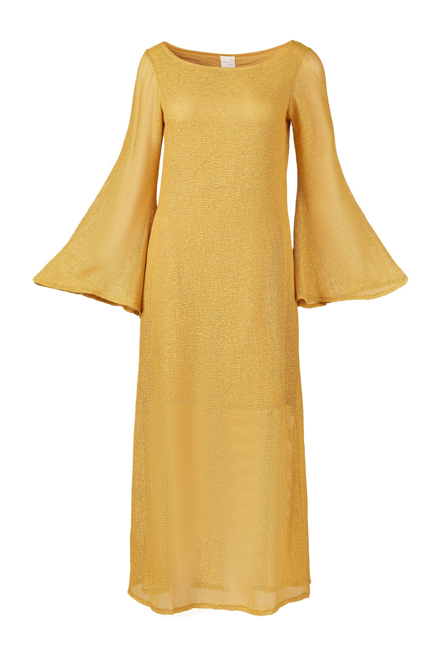 Vestido Cassia Mostaza