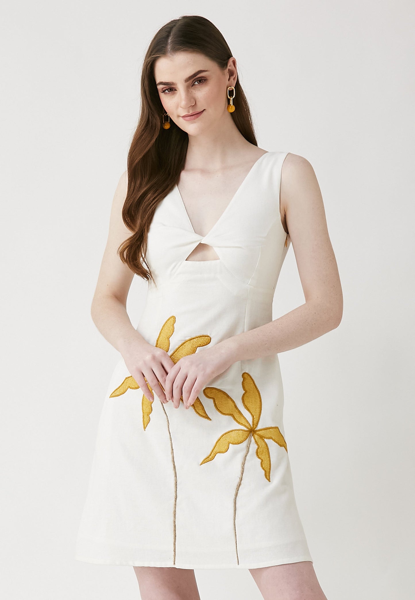 Cove White Short Dress