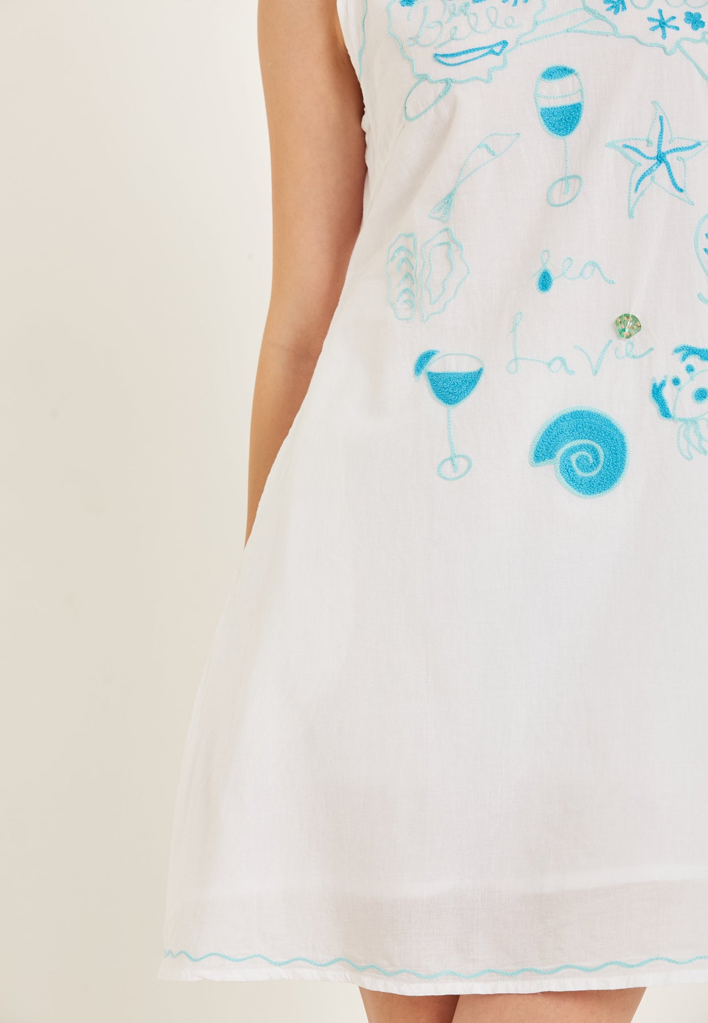 Abito mini bianco Dream