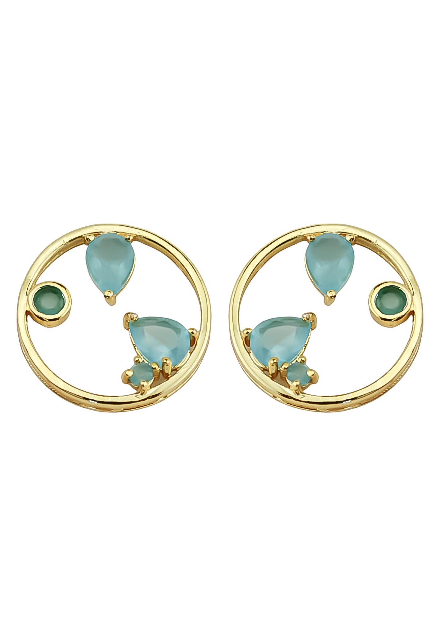 ajman earrings Bombay Sunset