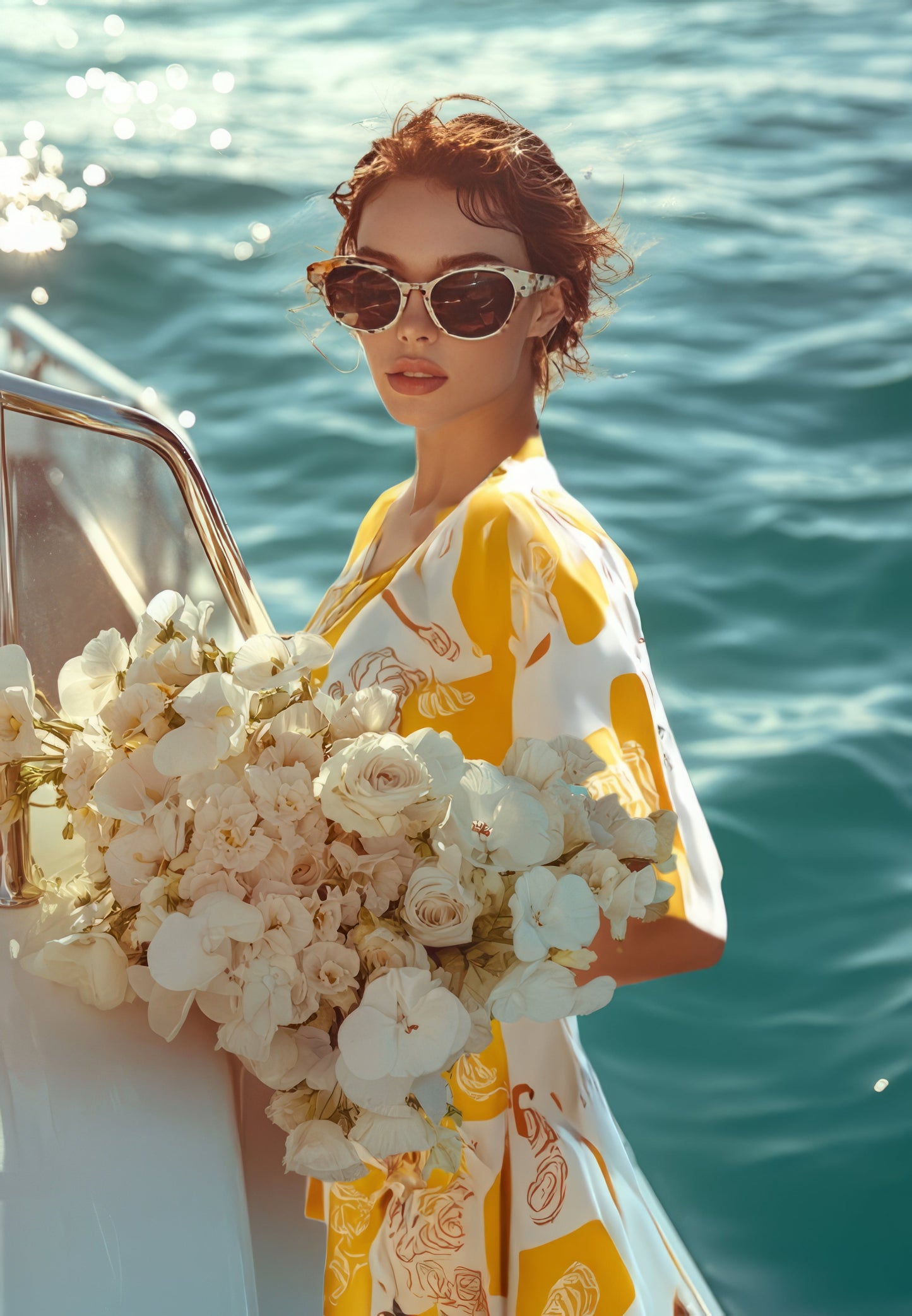 Abito caftano Amaris Oyster