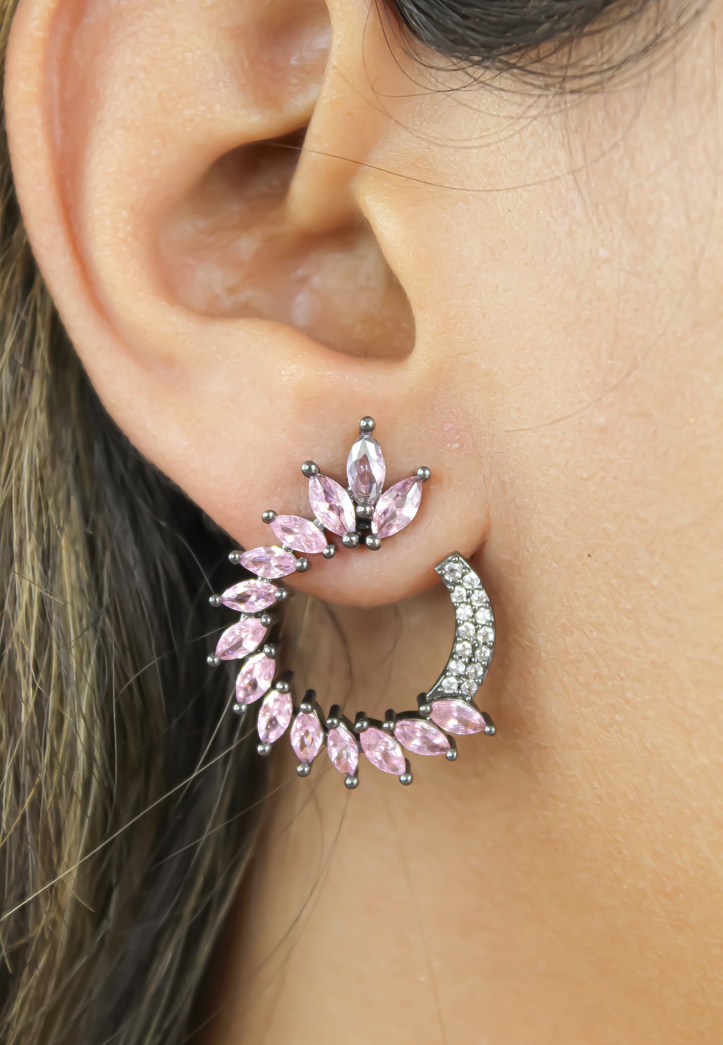 viper earrings Bombay Sunset