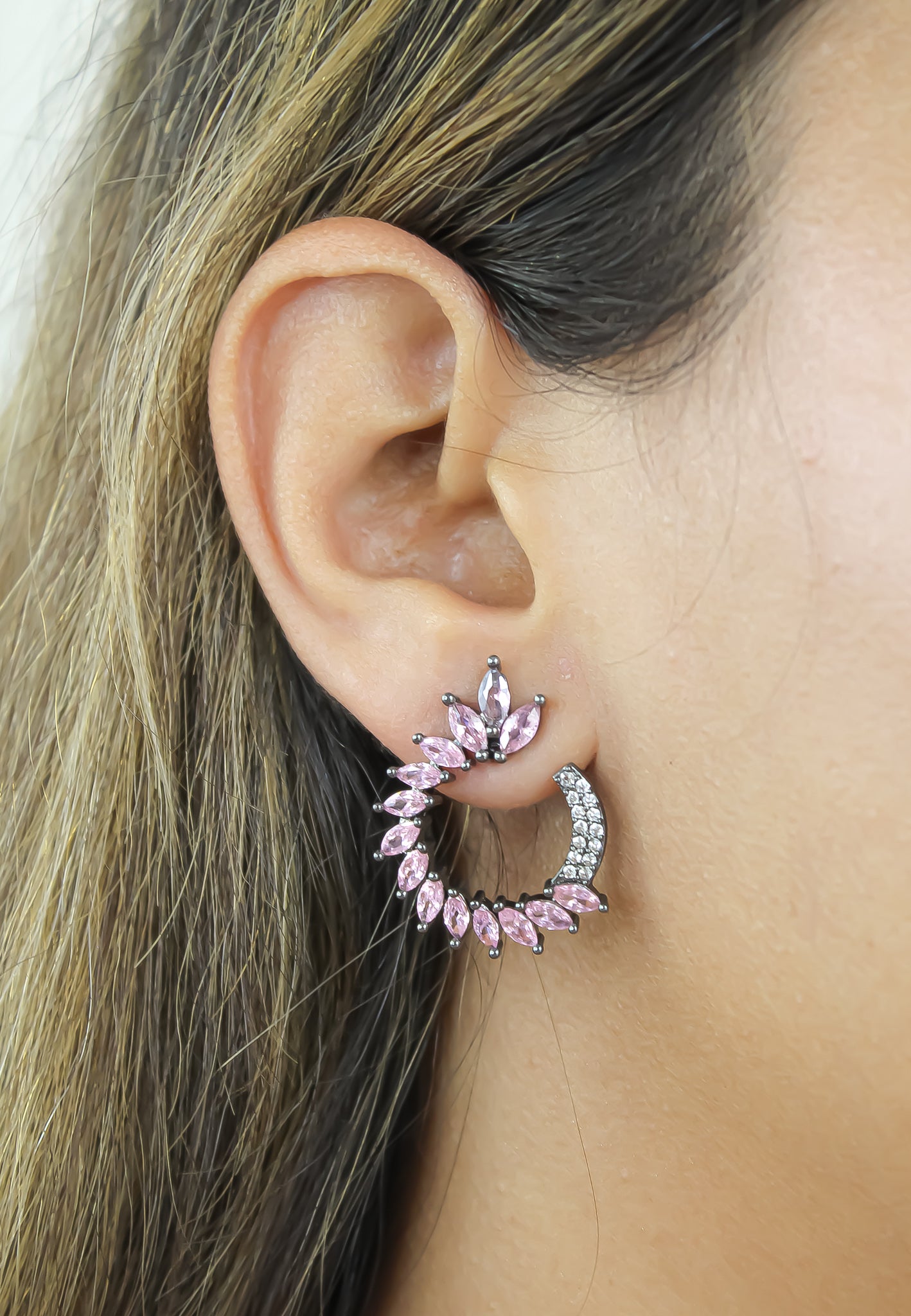 viper earrings Bombay Sunset