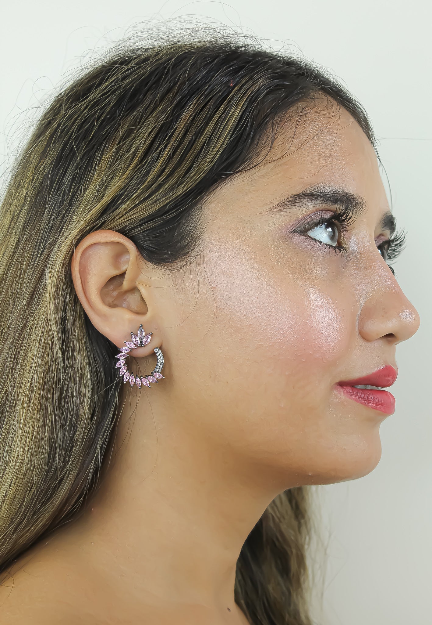 viper earrings Bombay Sunset