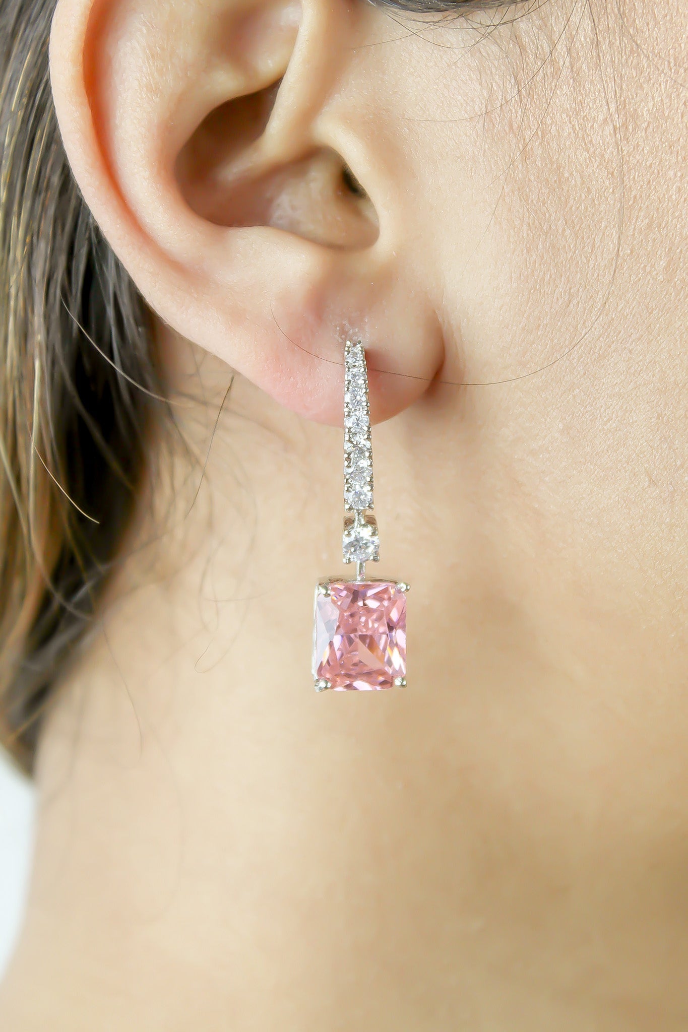 benares earrings below 50 boda copper medium pendientes novia Bombay Sunset