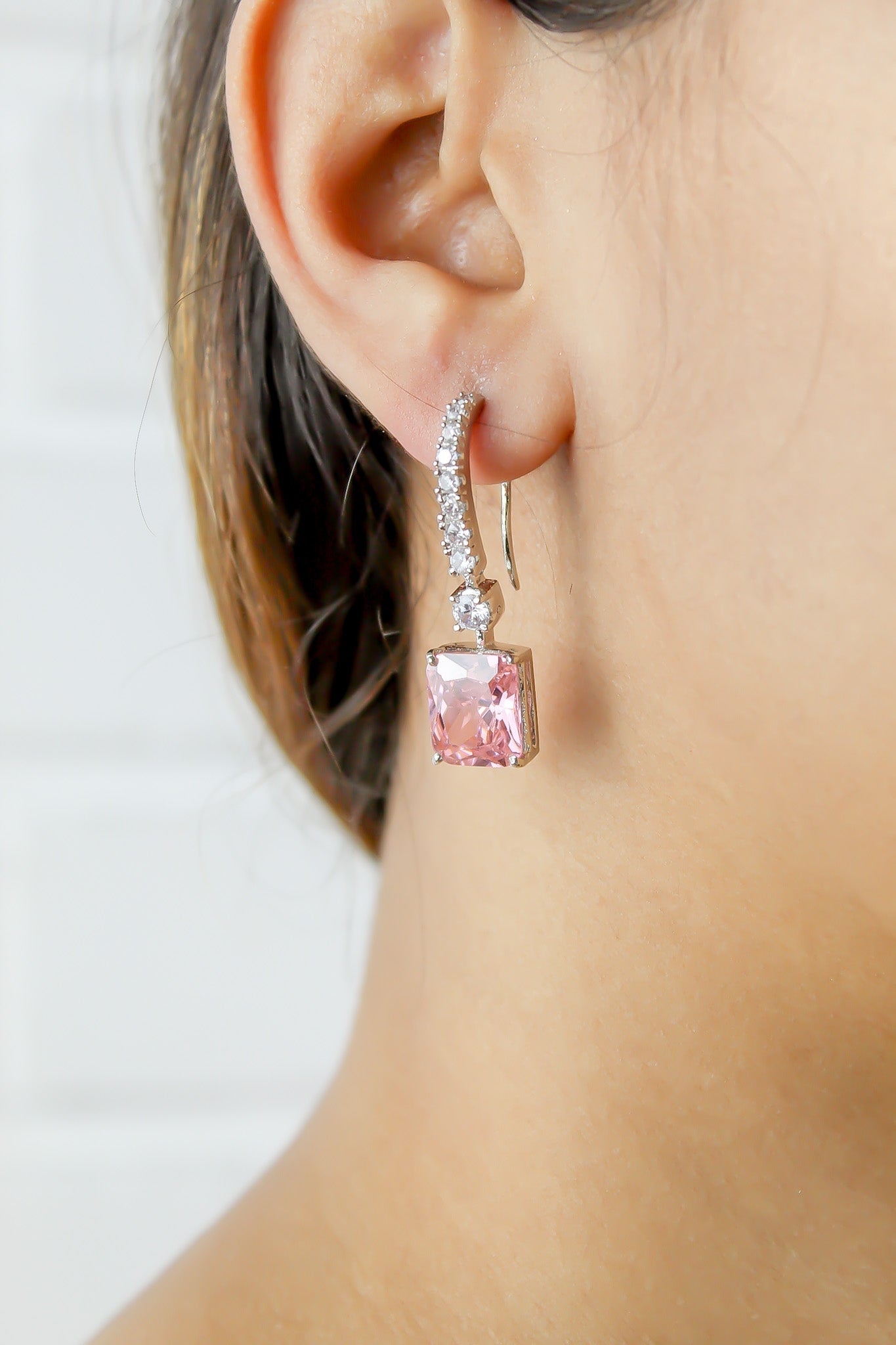 benares earrings below 50 boda copper medium pendientes novia Bombay Sunset
