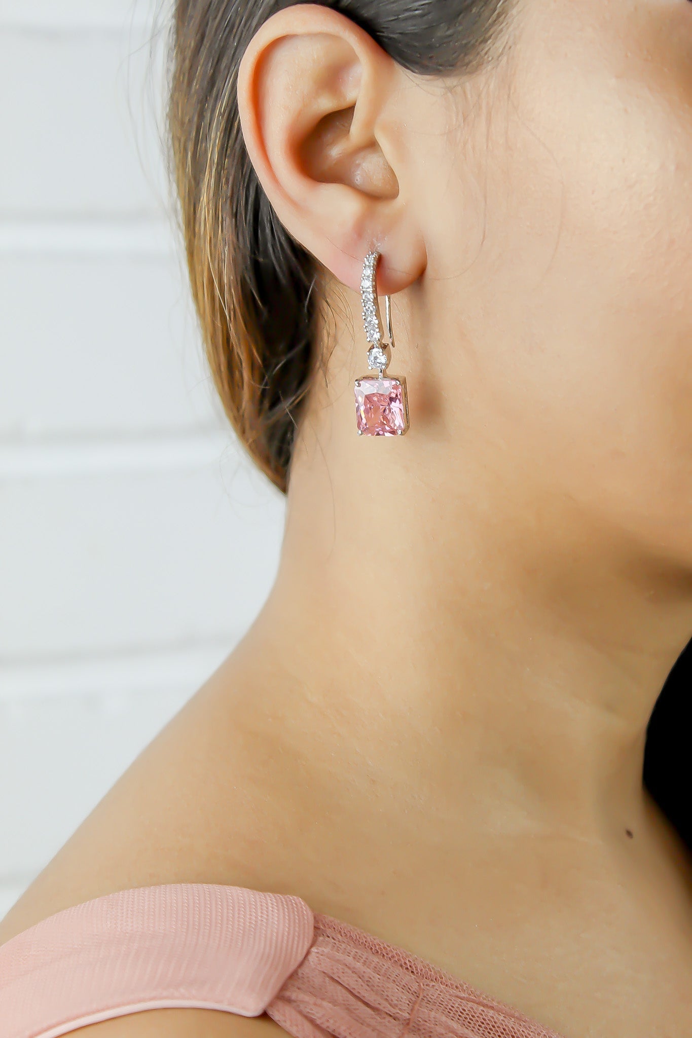 benares earrings below 50 boda copper medium pendientes novia Bombay Sunset