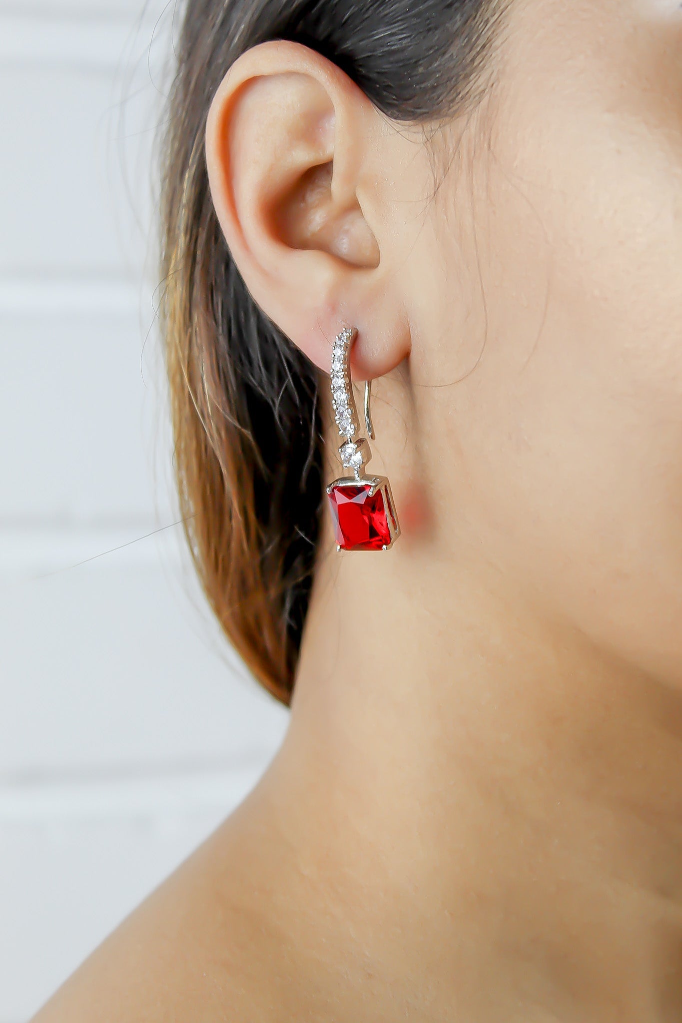benares earrings below 50 boda copper medium pendientes novia Bombay Sunset