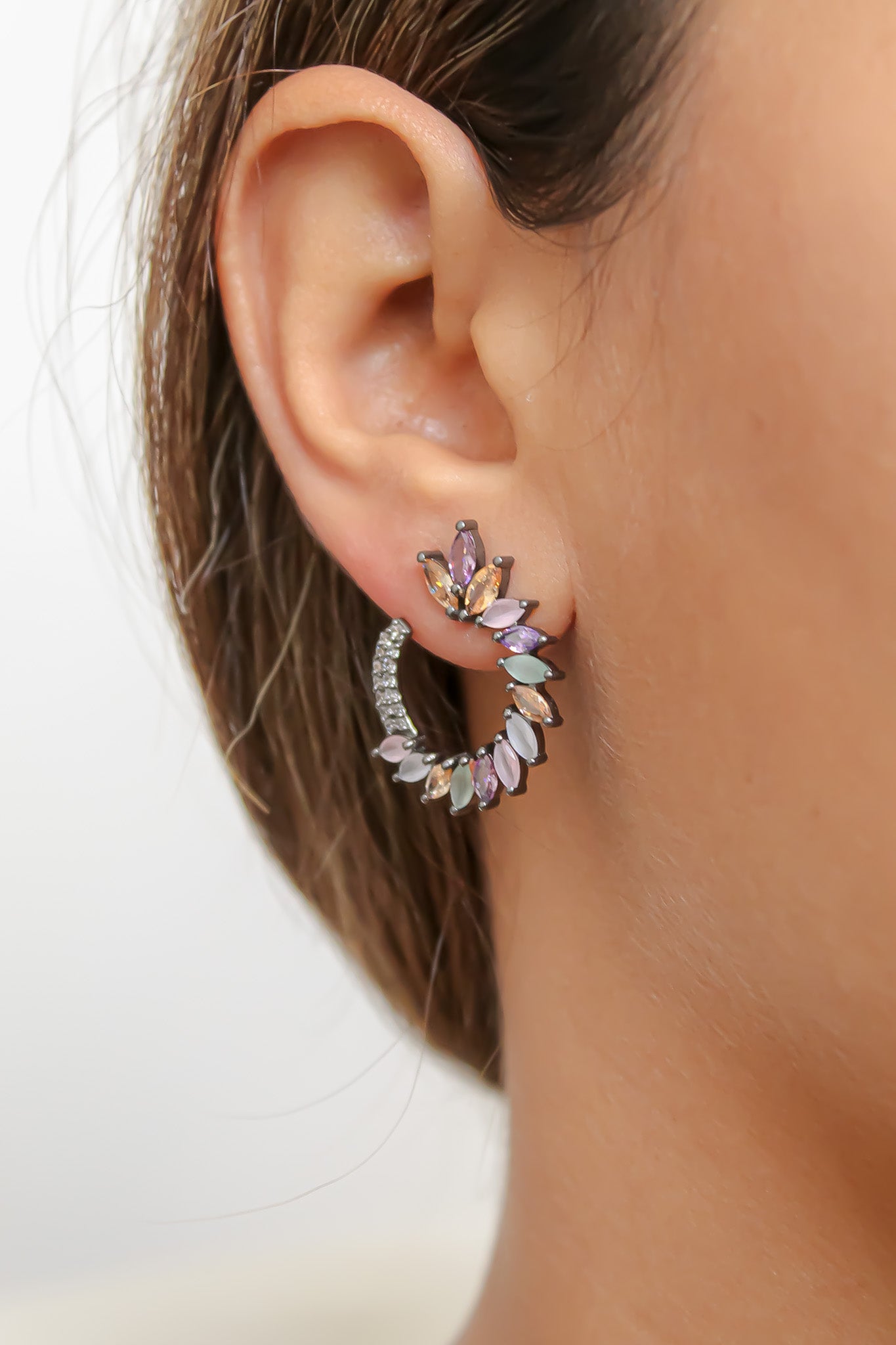 viper earrings Bombay Sunset