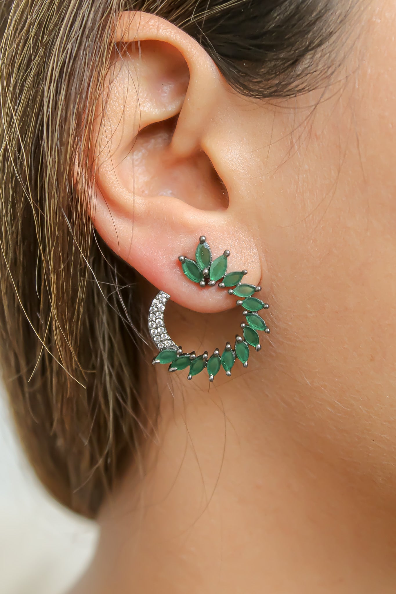 viper earrings Bombay Sunset