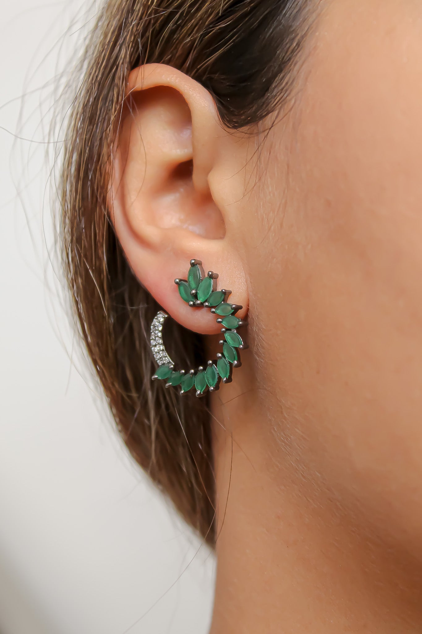 viper earrings Bombay Sunset