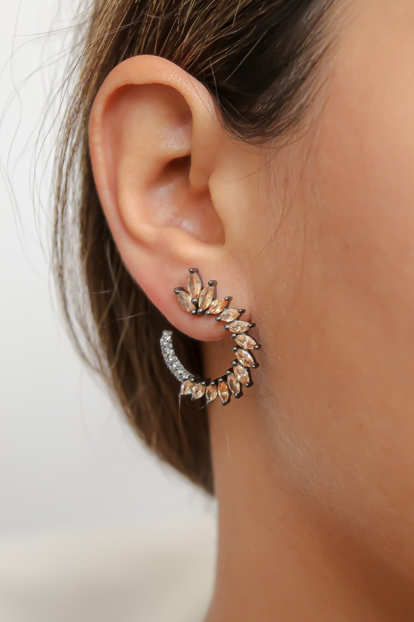 viper earrings Bombay Sunset