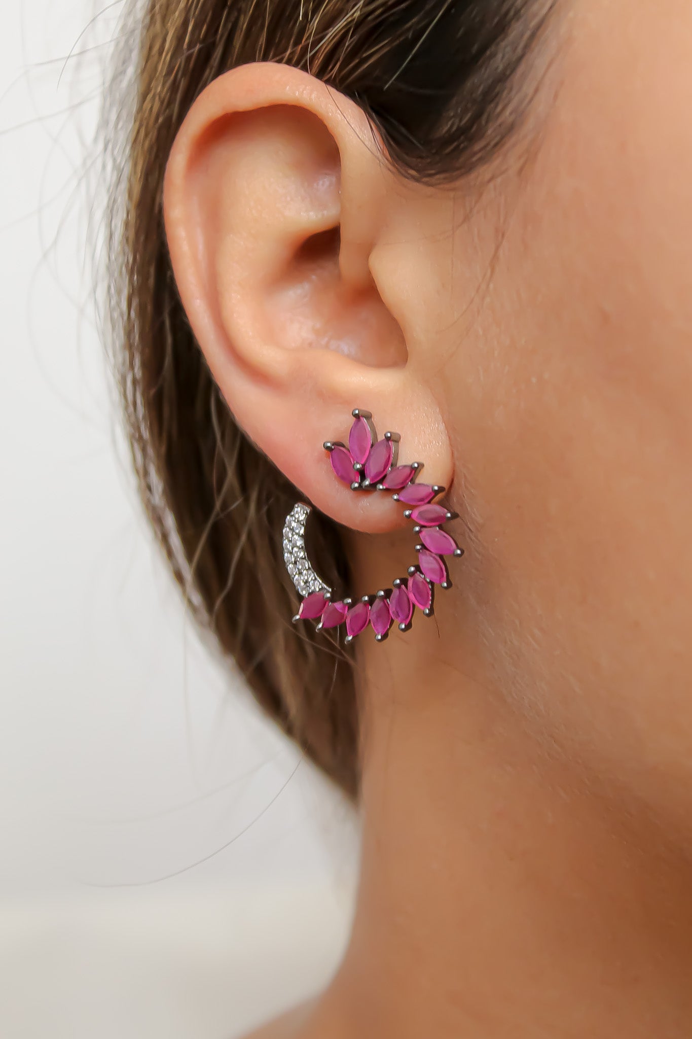 viper earrings Bombay Sunset
