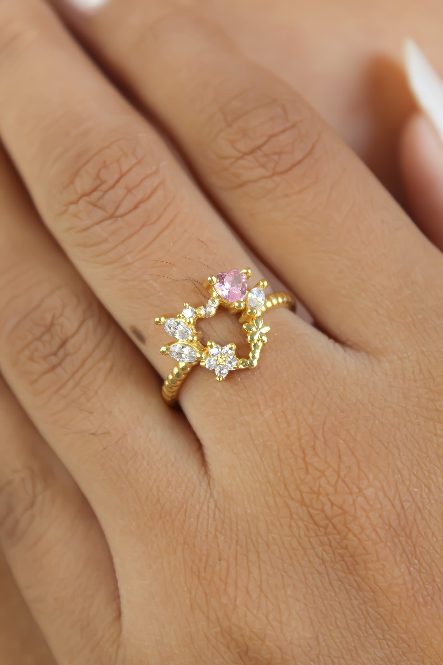 rieti heart ring Bombay Sunset