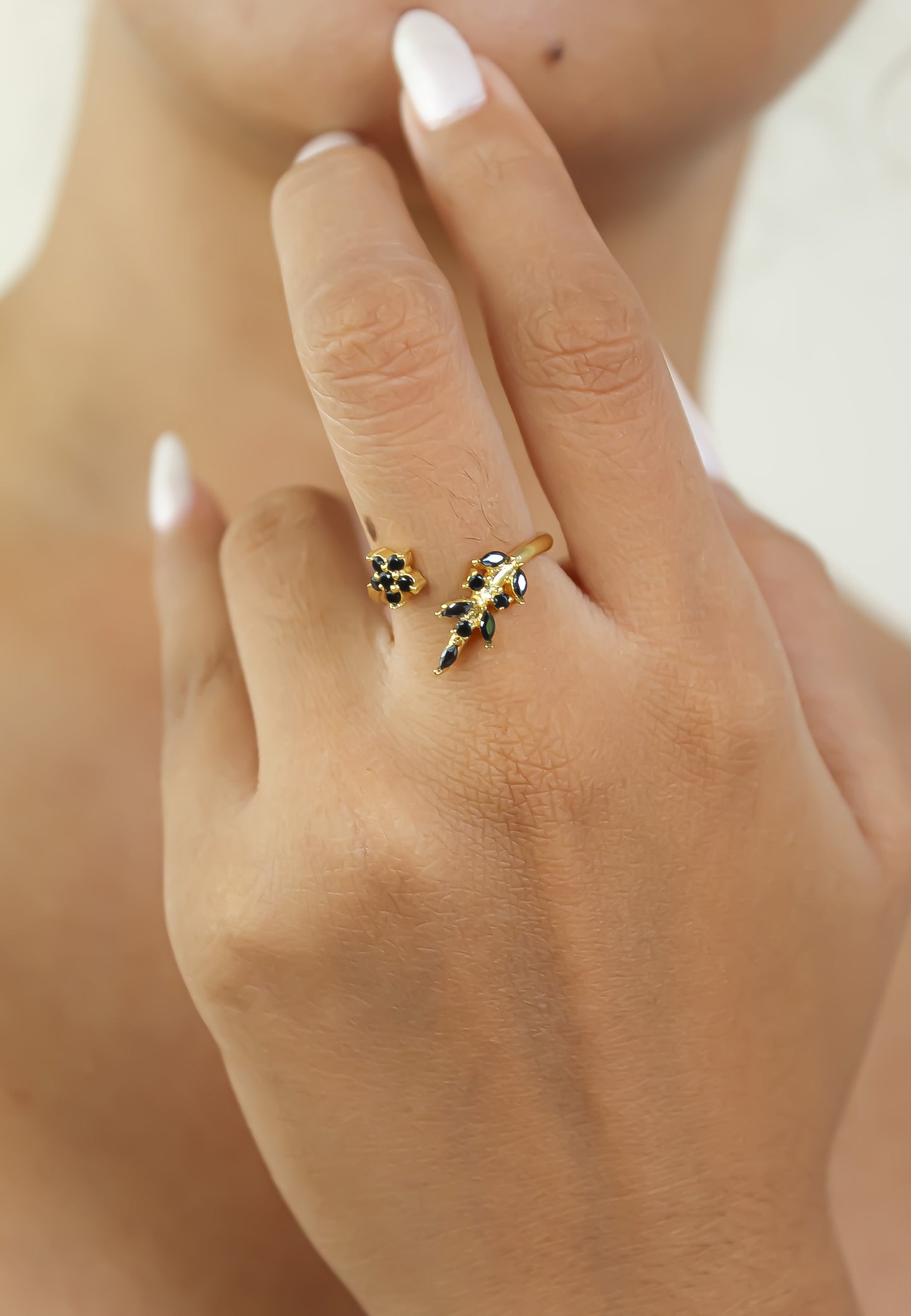 fleur de larino ring Bombay Sunset