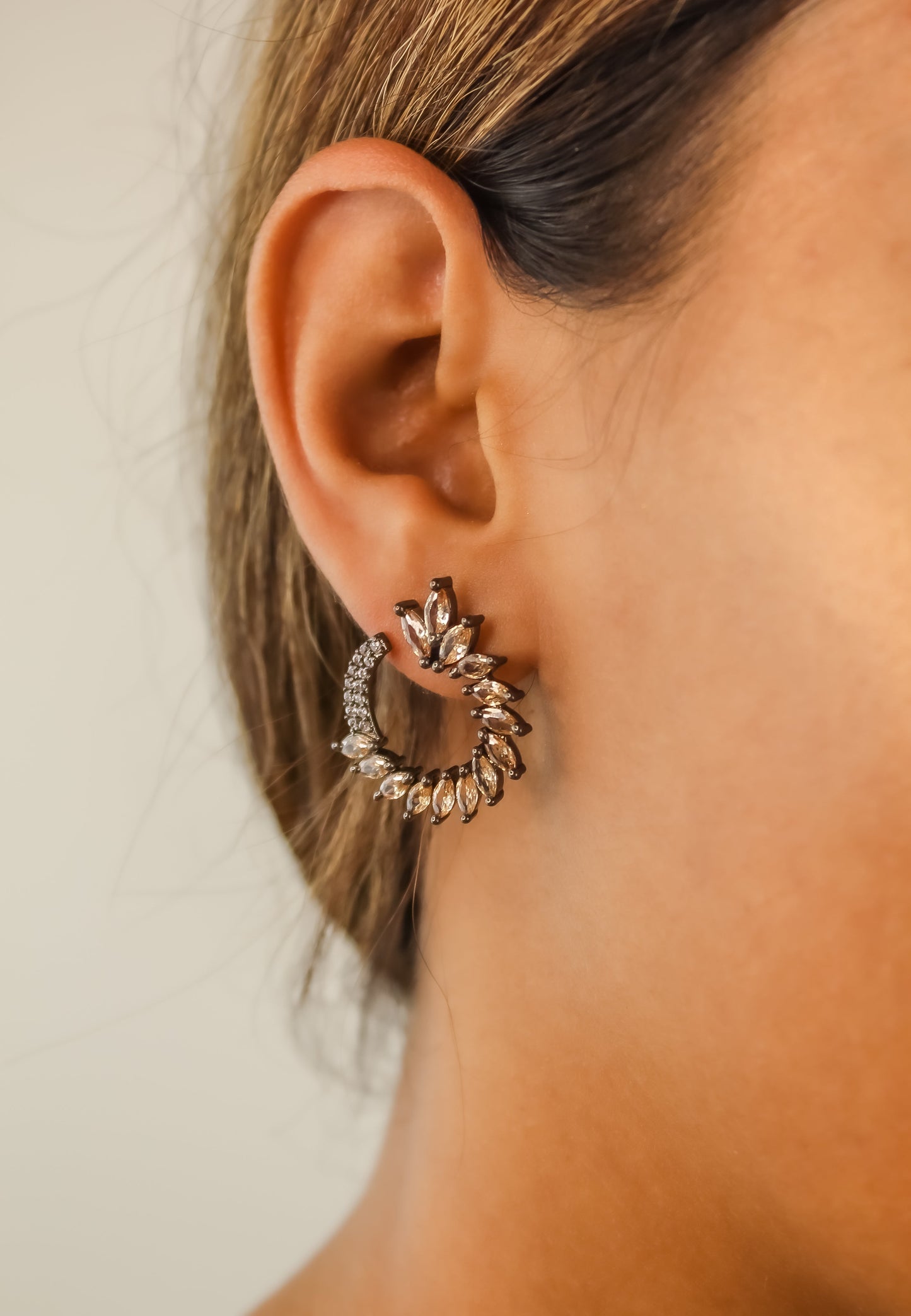 viper earrings Bombay Sunset