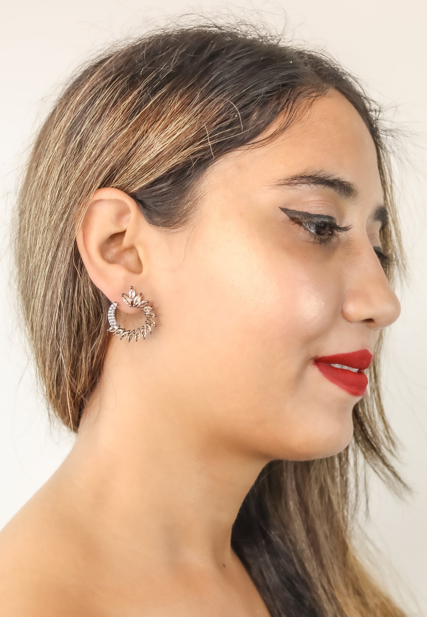 viper earrings Bombay Sunset