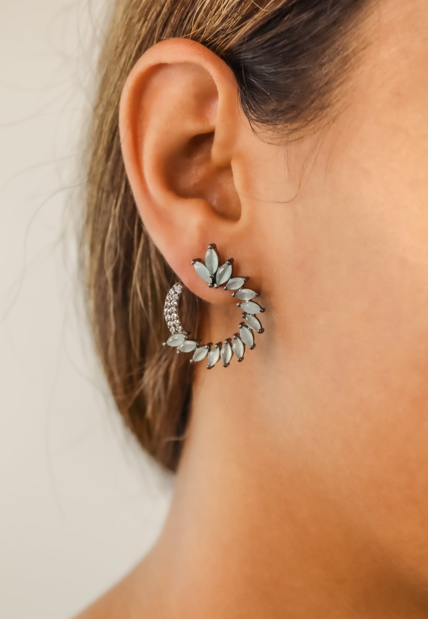 viper earrings Bombay Sunset