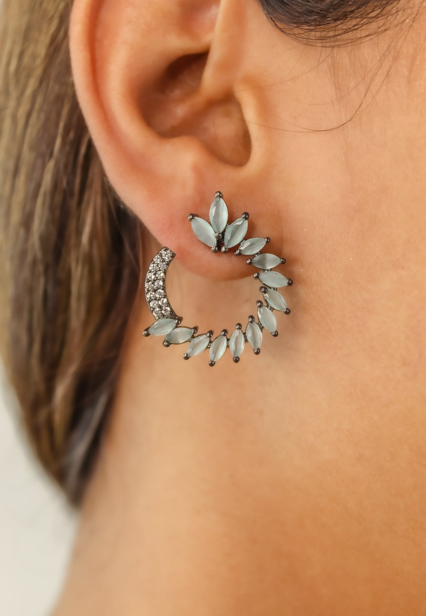 viper earrings Bombay Sunset
