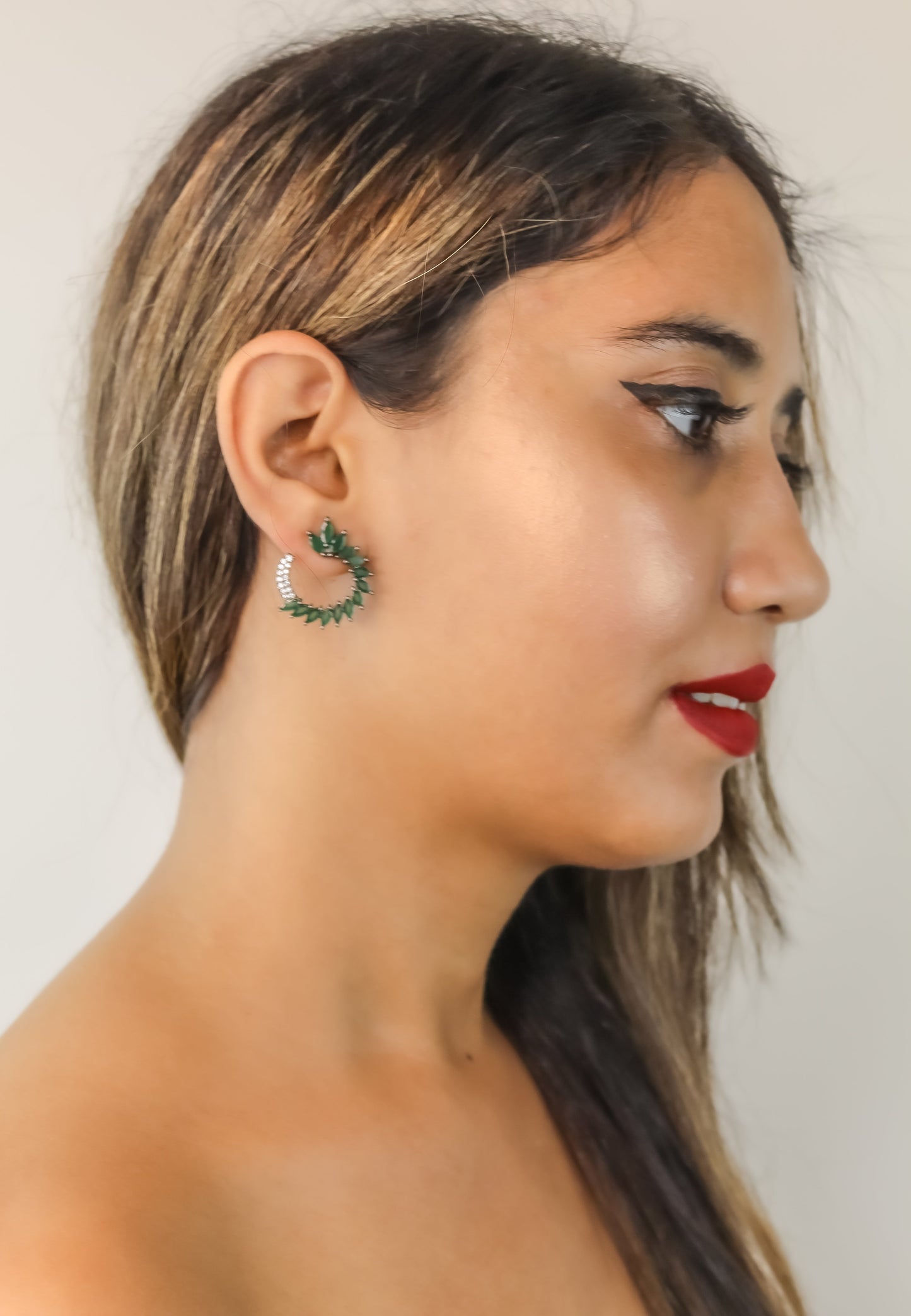 viper earrings Bombay Sunset
