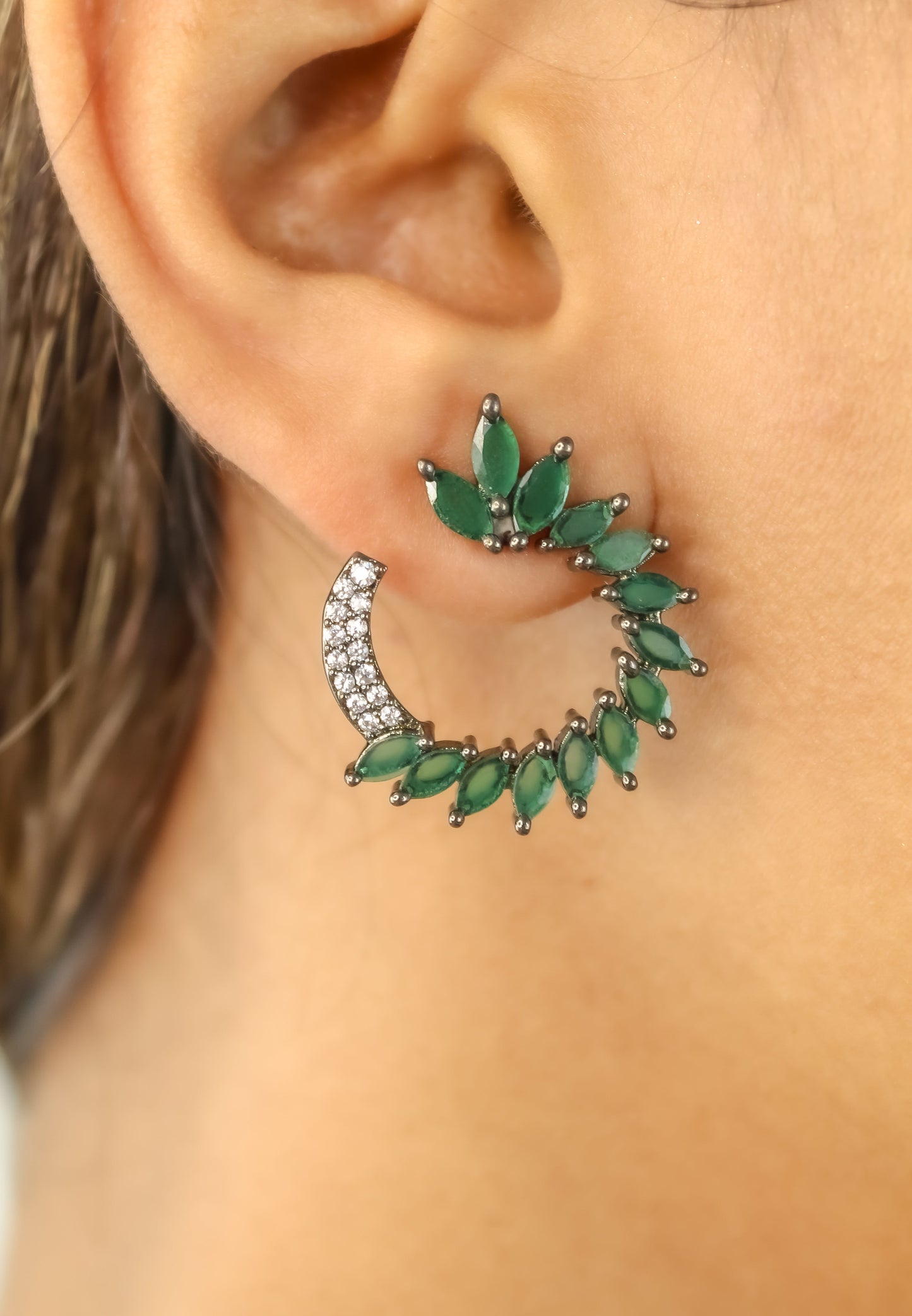 viper earrings Bombay Sunset