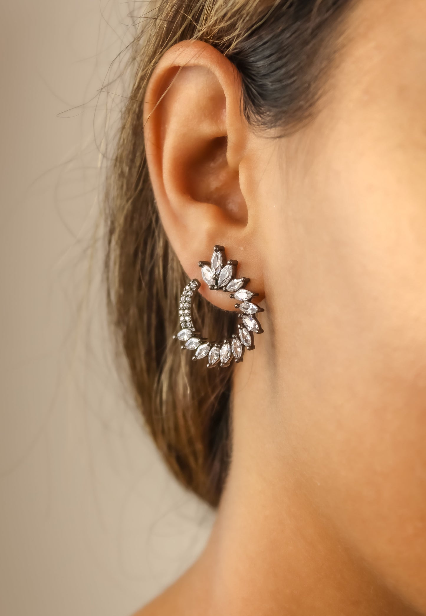 viper earrings Bombay Sunset