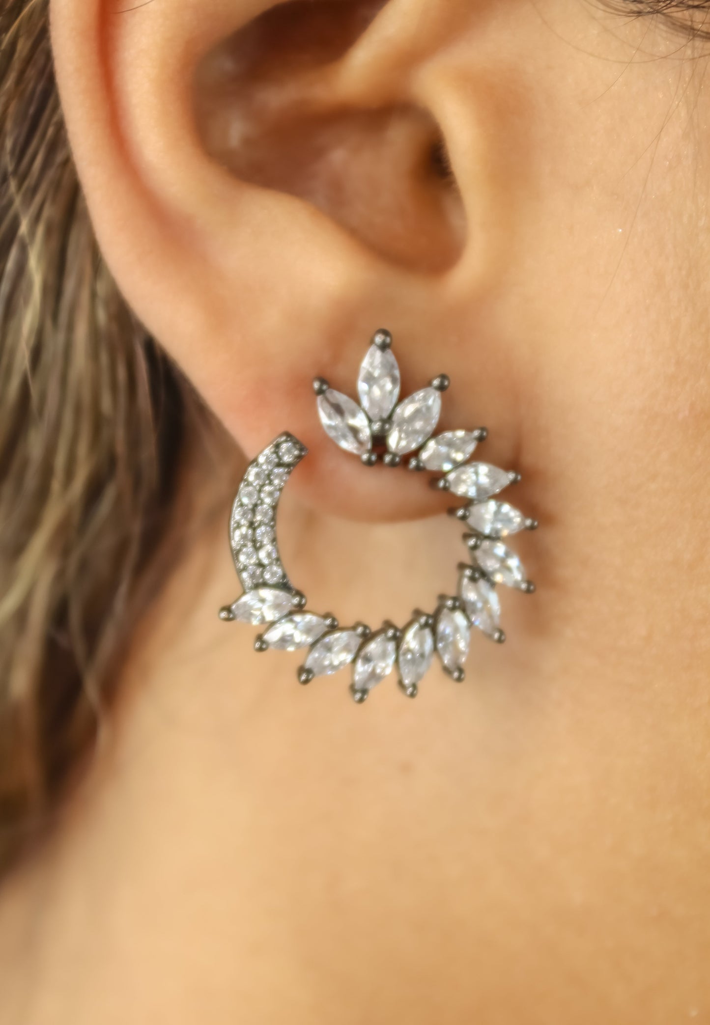 viper earrings Bombay Sunset