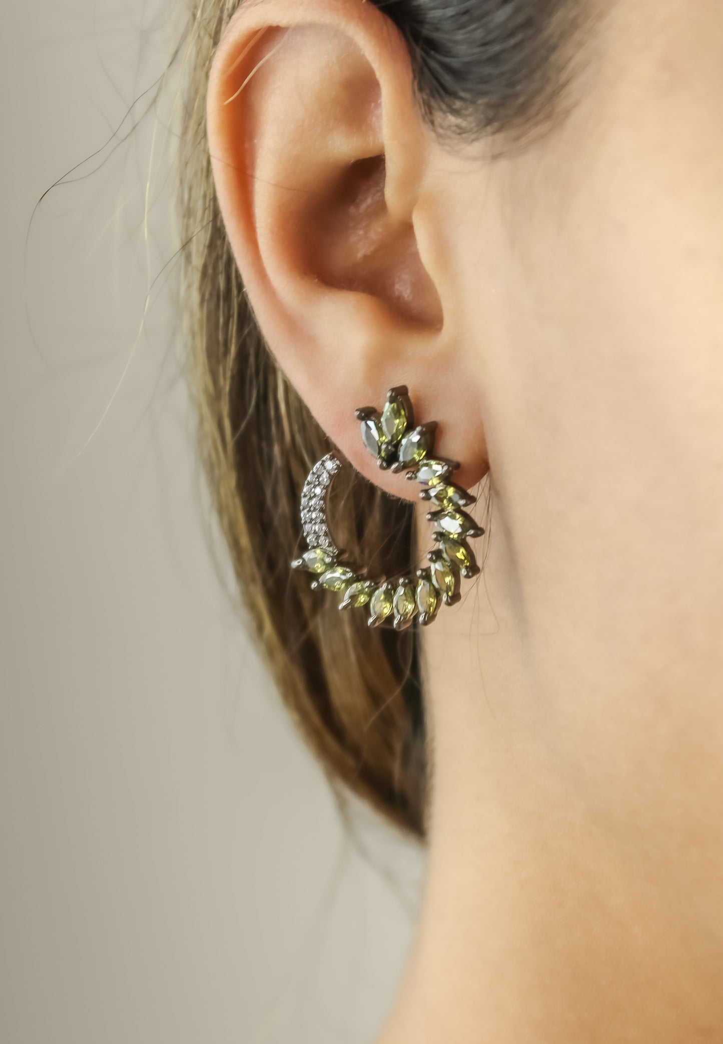 viper earrings Bombay Sunset