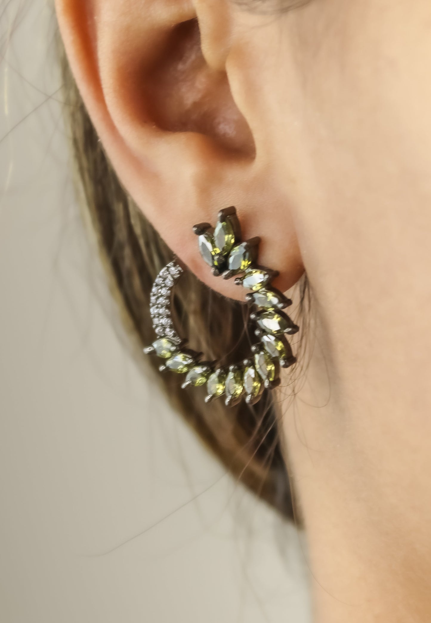 viper earrings Bombay Sunset