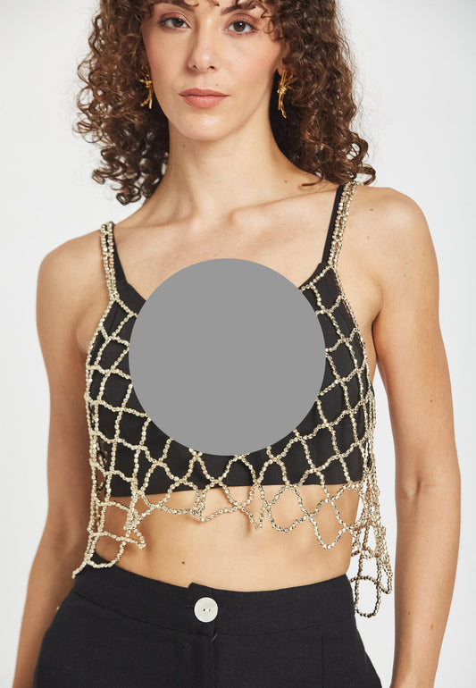 Granelle Silver Top