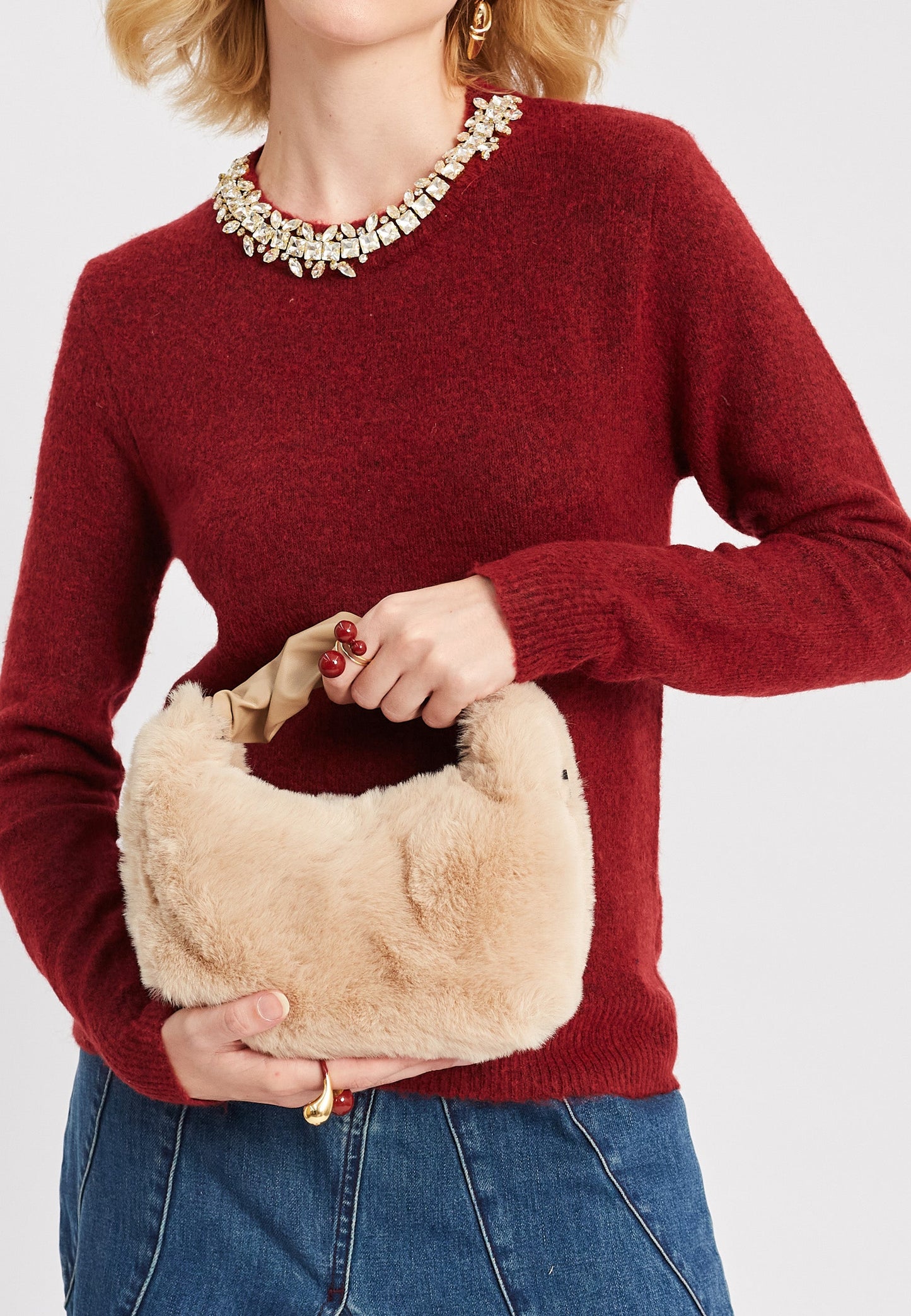 Borsa a mano Ada Beige