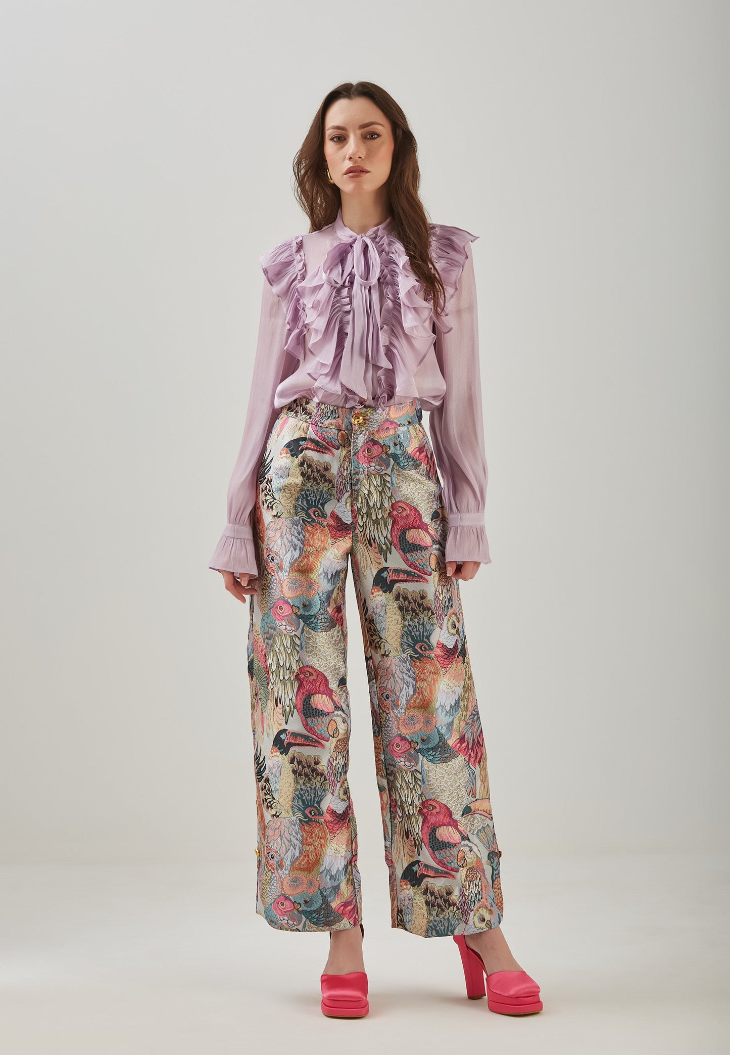 Blusa morada Catalina