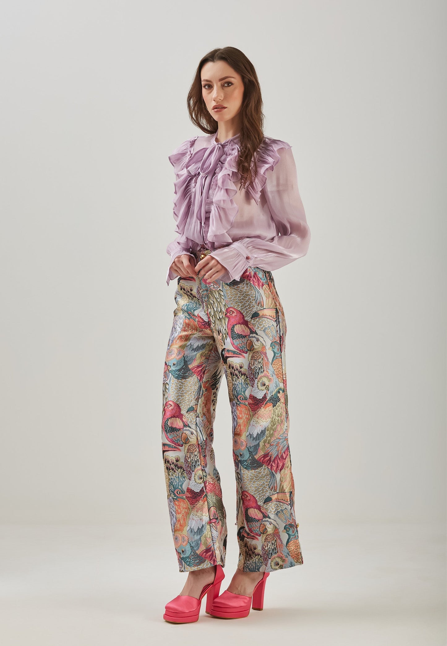 Blusa morada Catalina