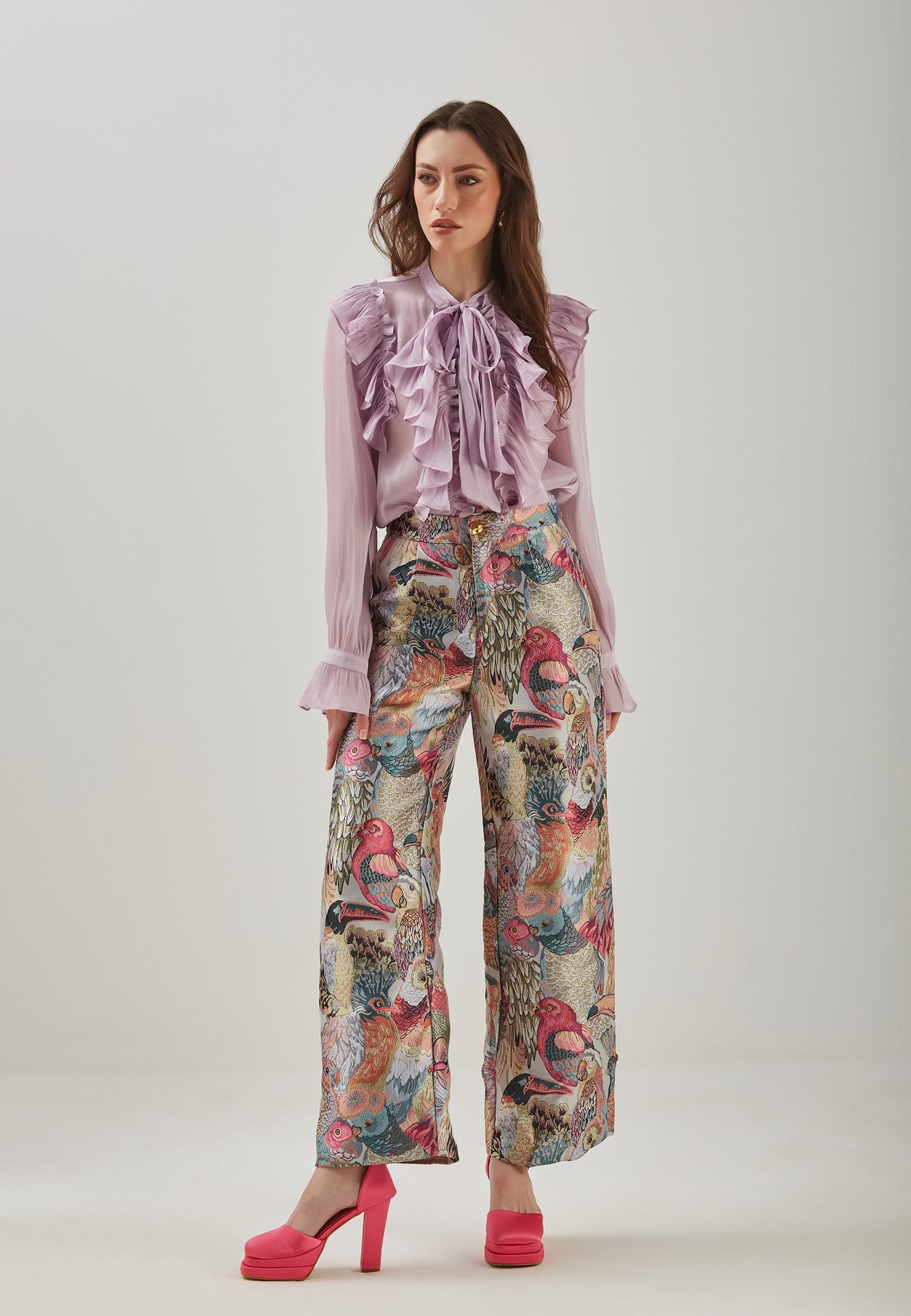Blusa morada Catalina