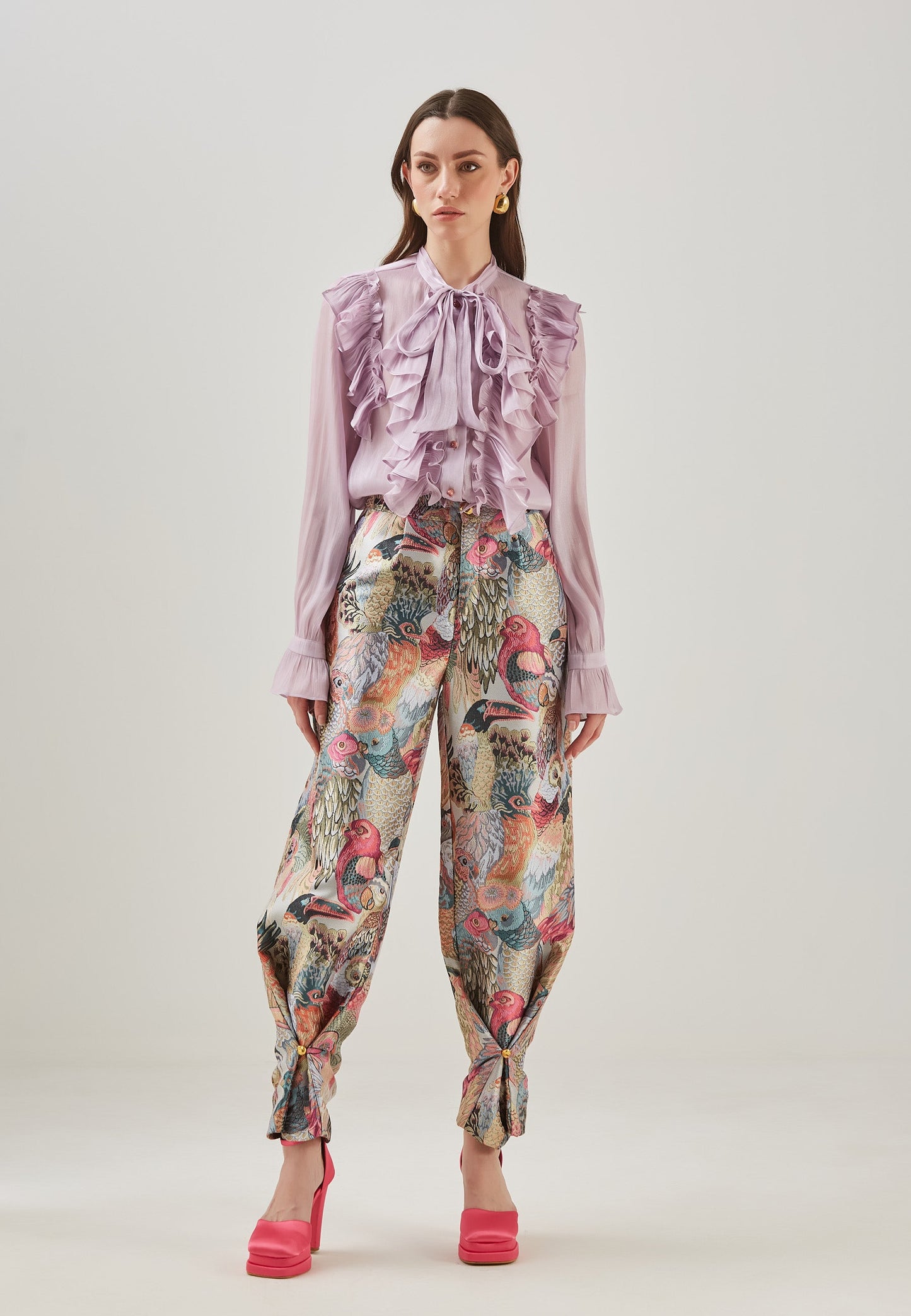 Blusa morada Catalina
