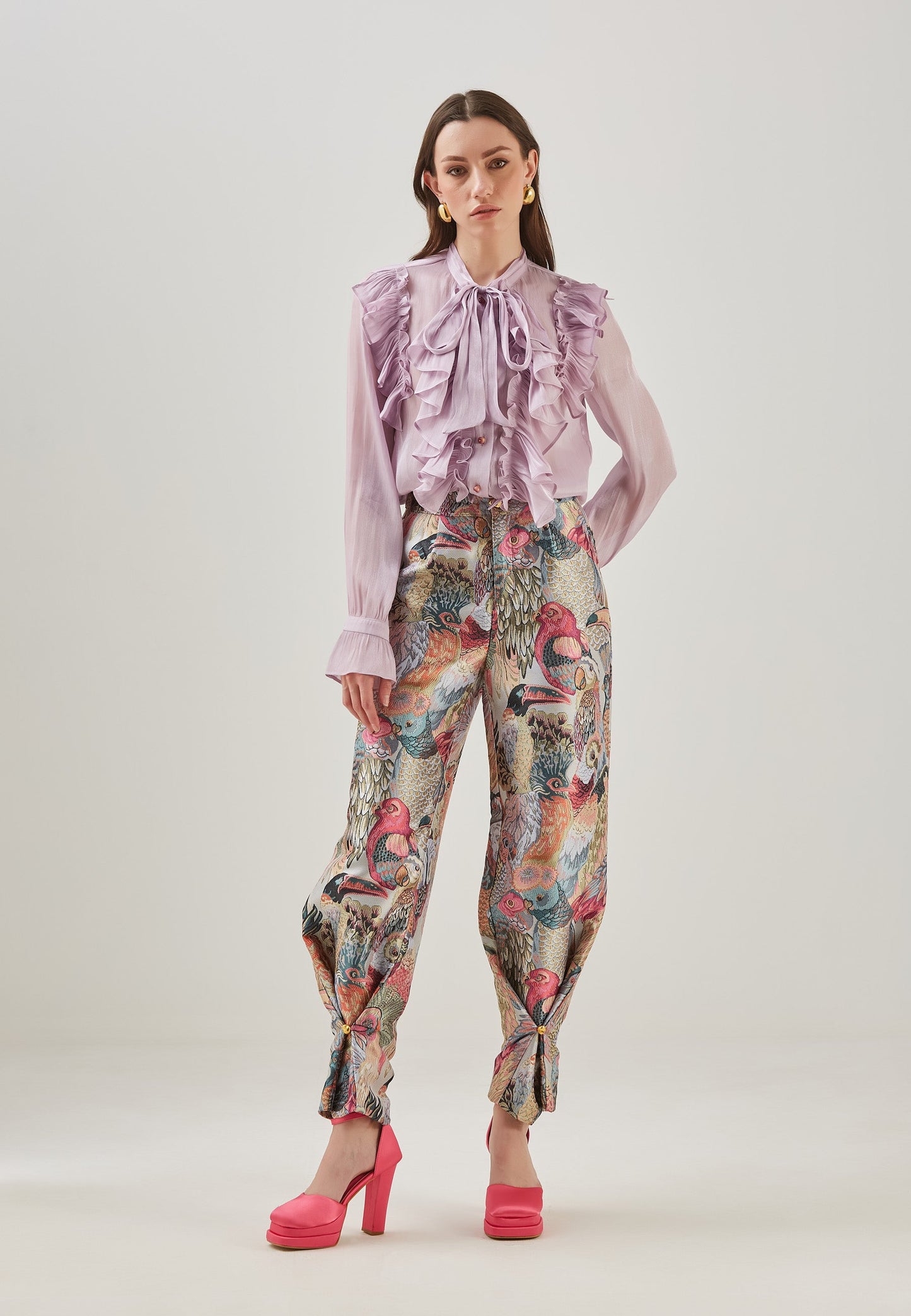 Blusa morada Catalina