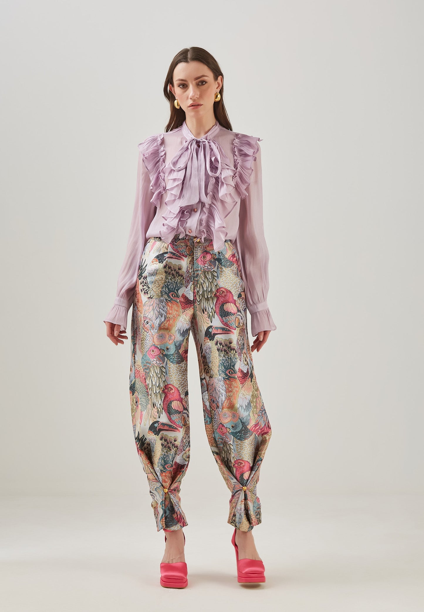 Blusa morada Catalina