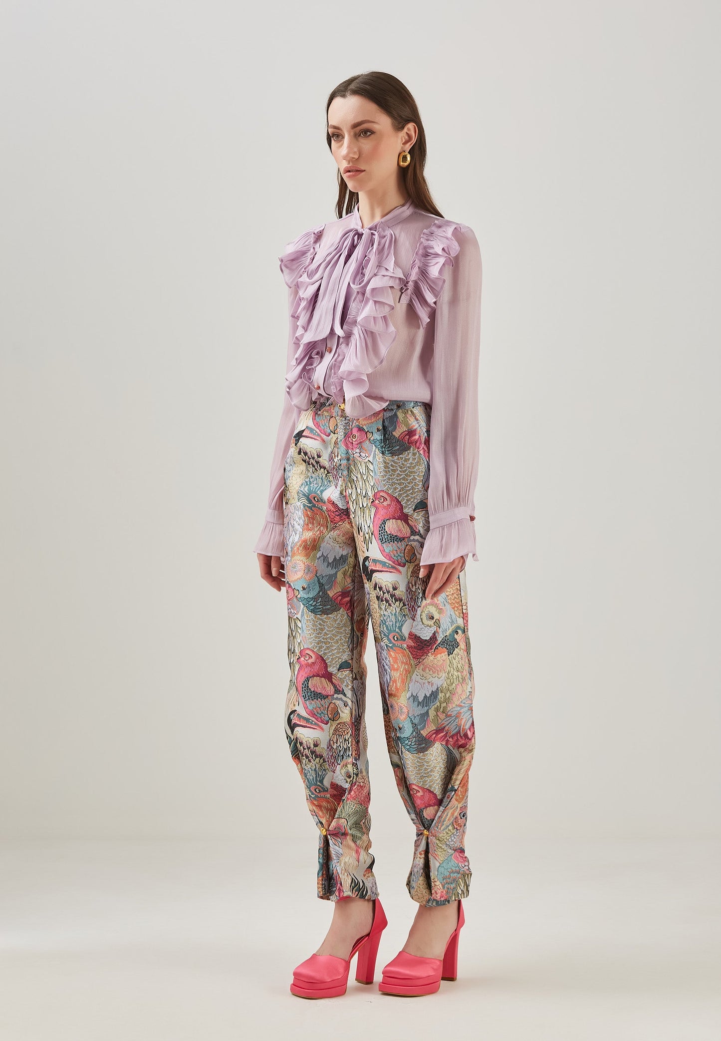 Blusa morada Catalina